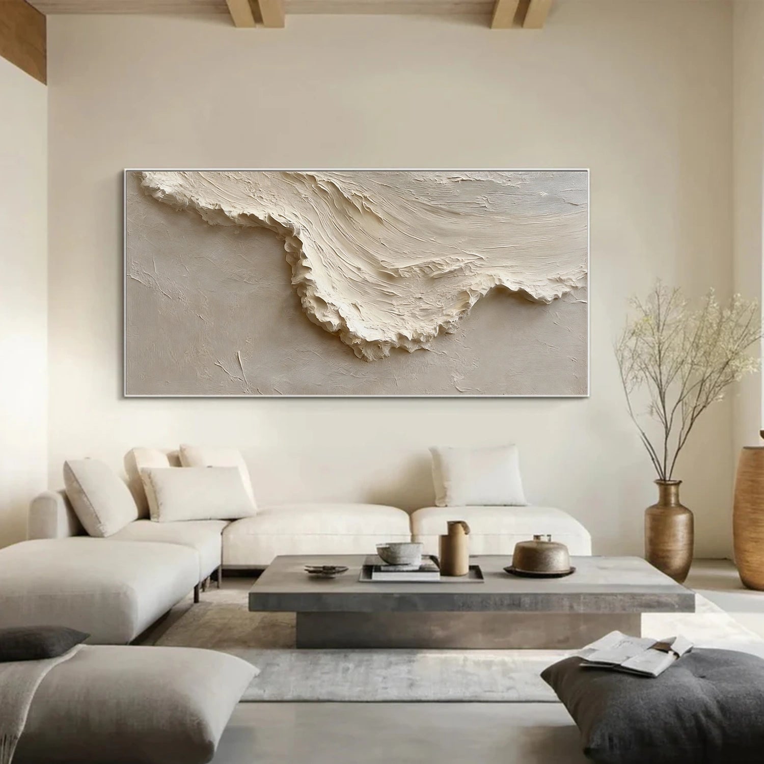 Ocean Abstract Textured Wall Art #OP048