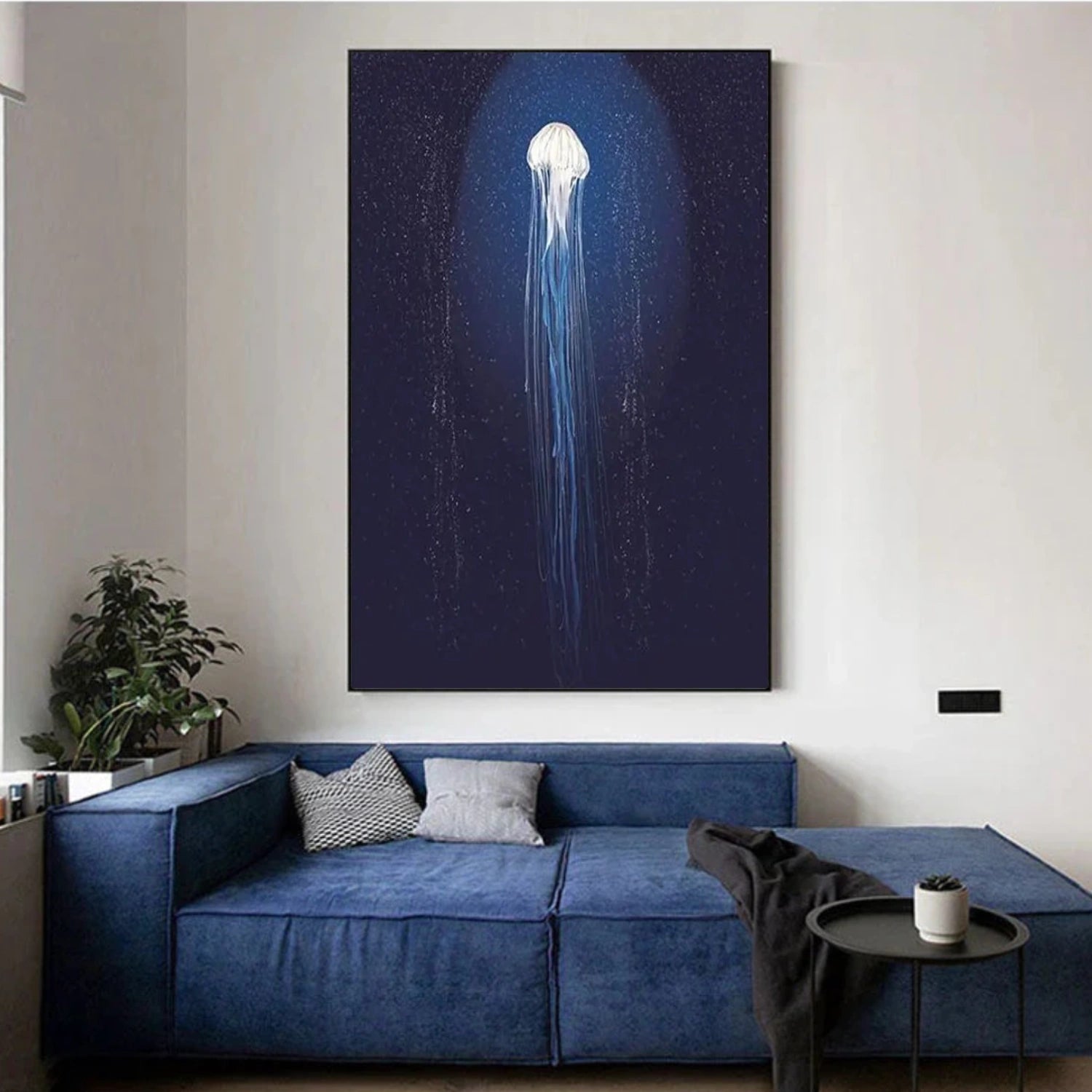 Abstract Animal Jellyfish Wall Art #AC065