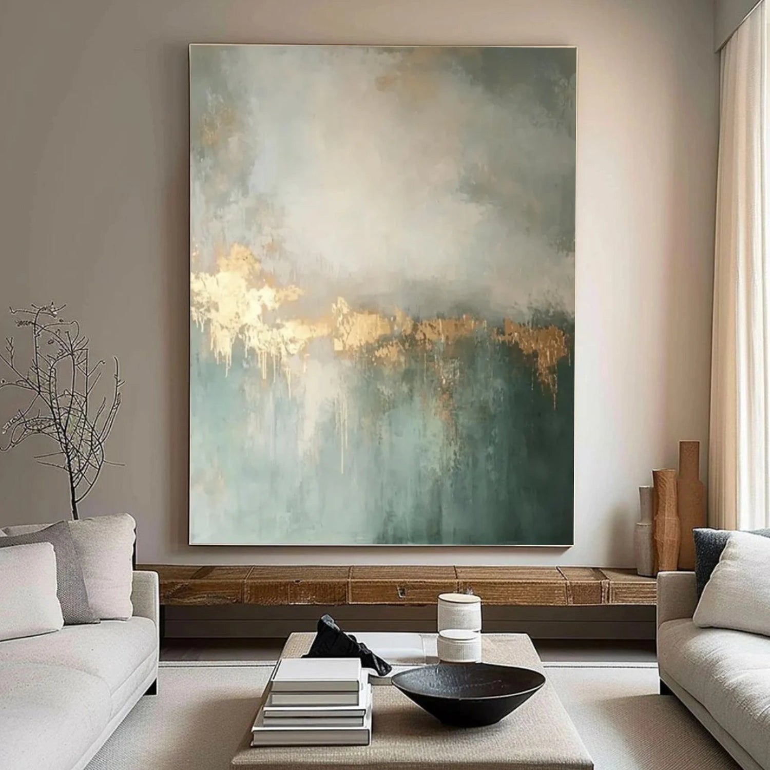 Abstract Canvas Wall Art #AP287