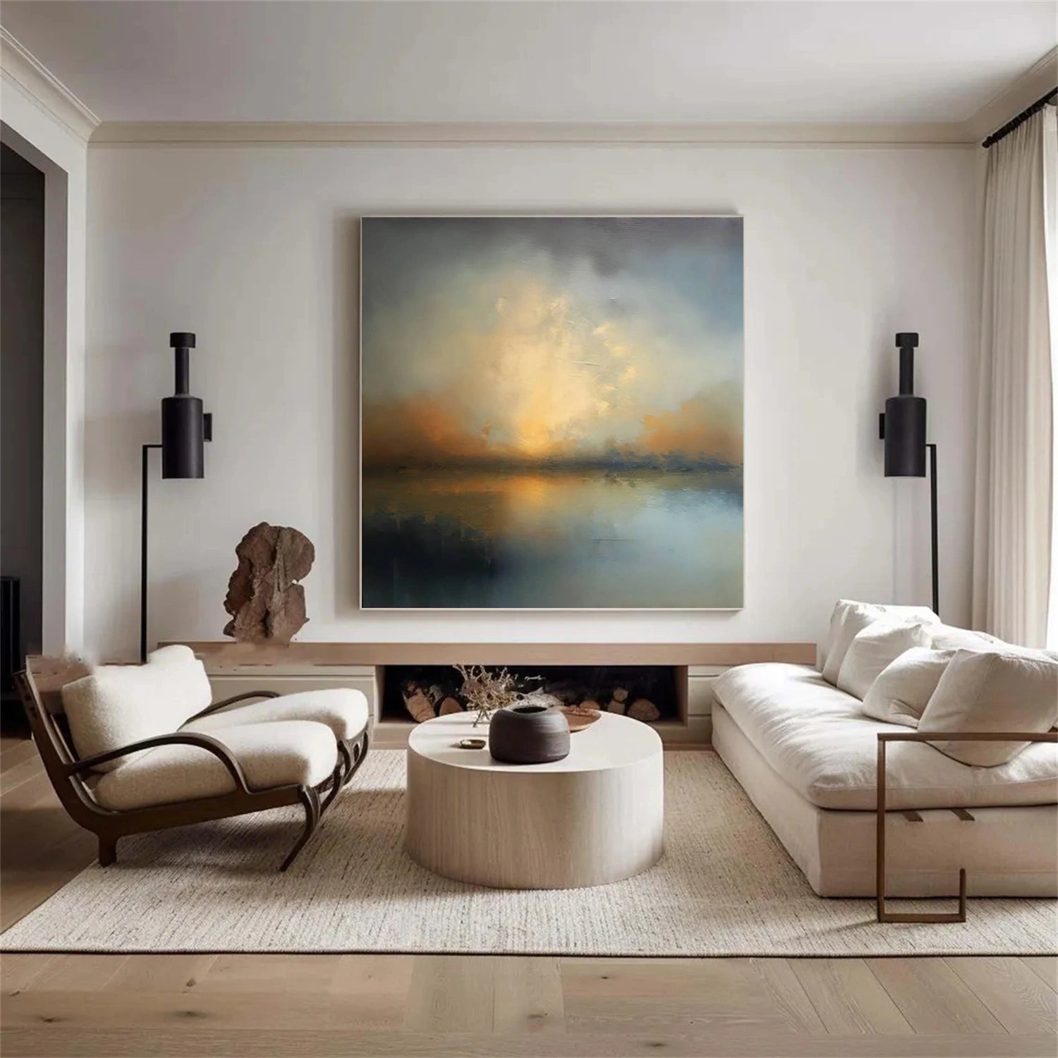 Abstract Canvas Wall Art #AP233