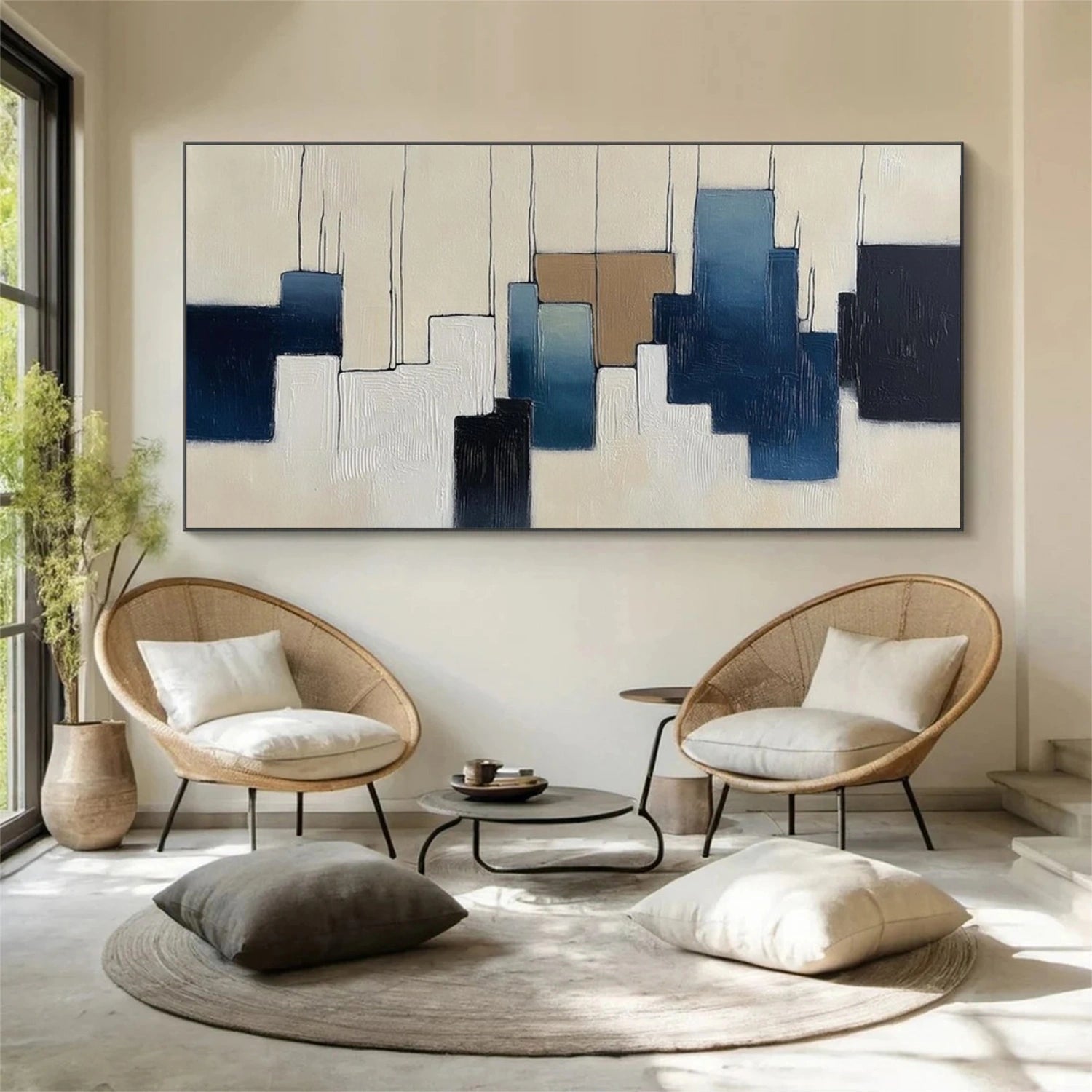 Abstract Textured Wall Art #AT131