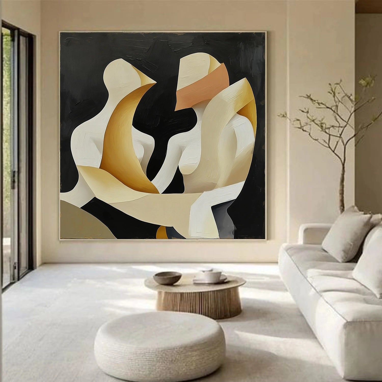 Abstract People Canvas Art #AE066