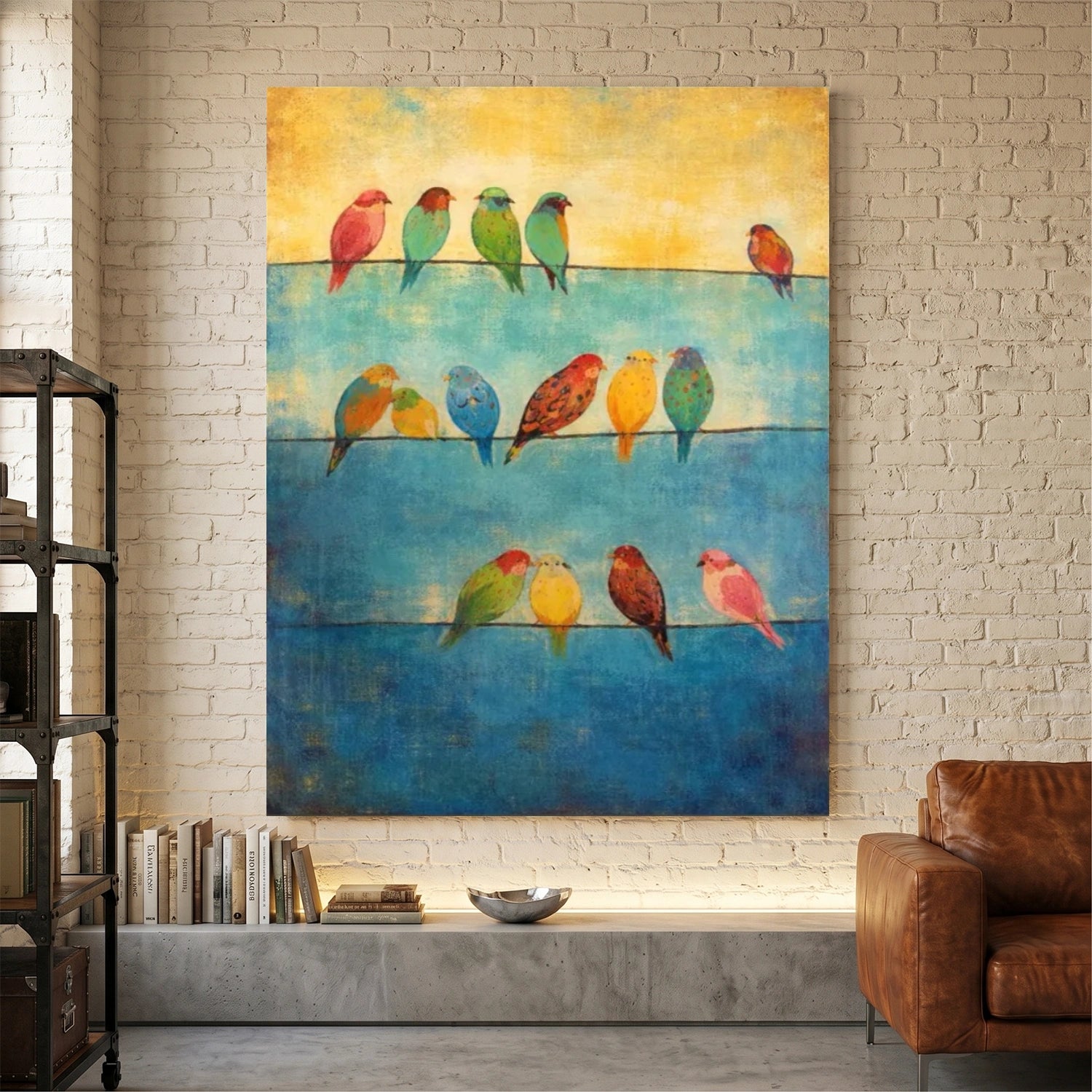 Abstract Animal Bird Wall Art #AC130