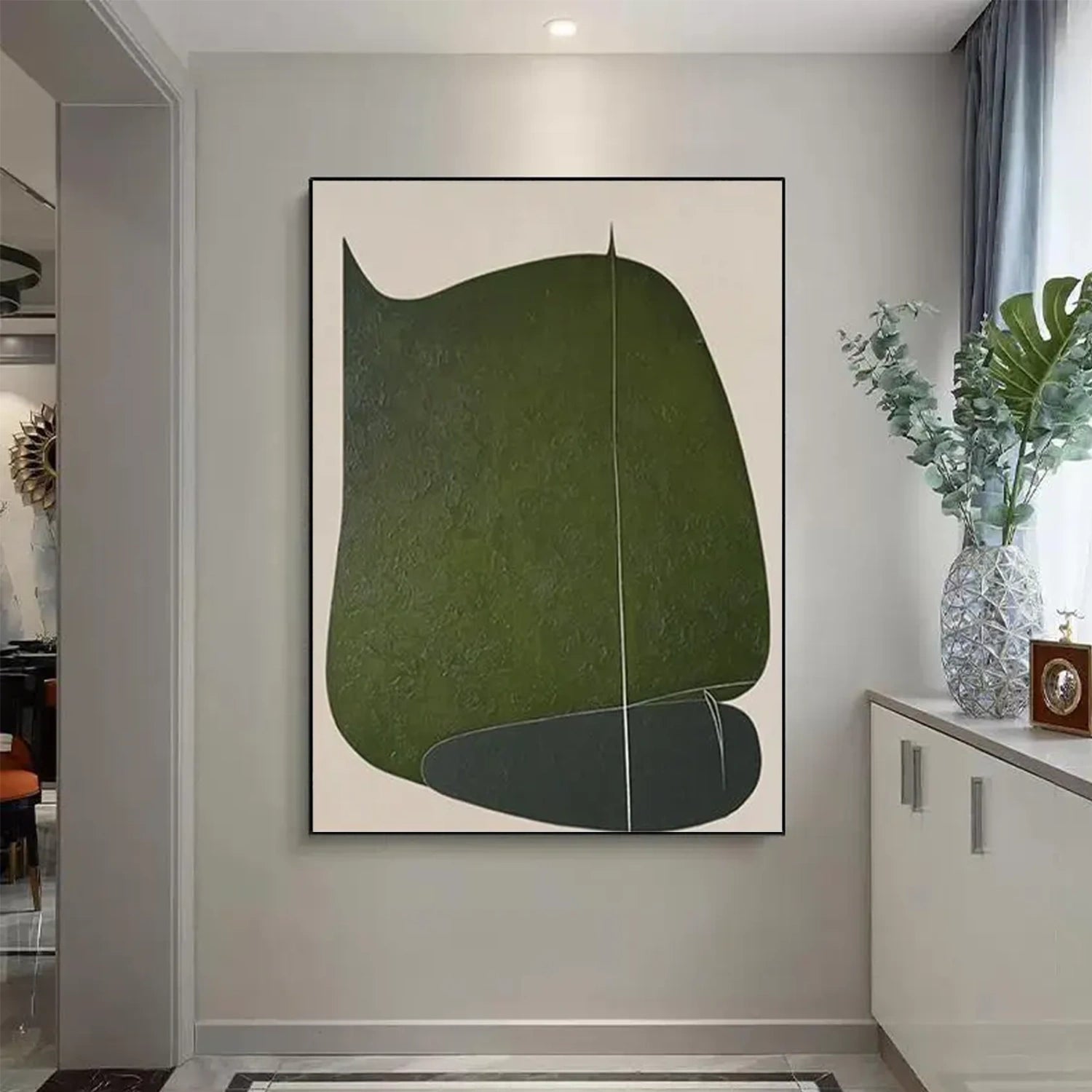 Abstract Canvas Wall Art #AP259