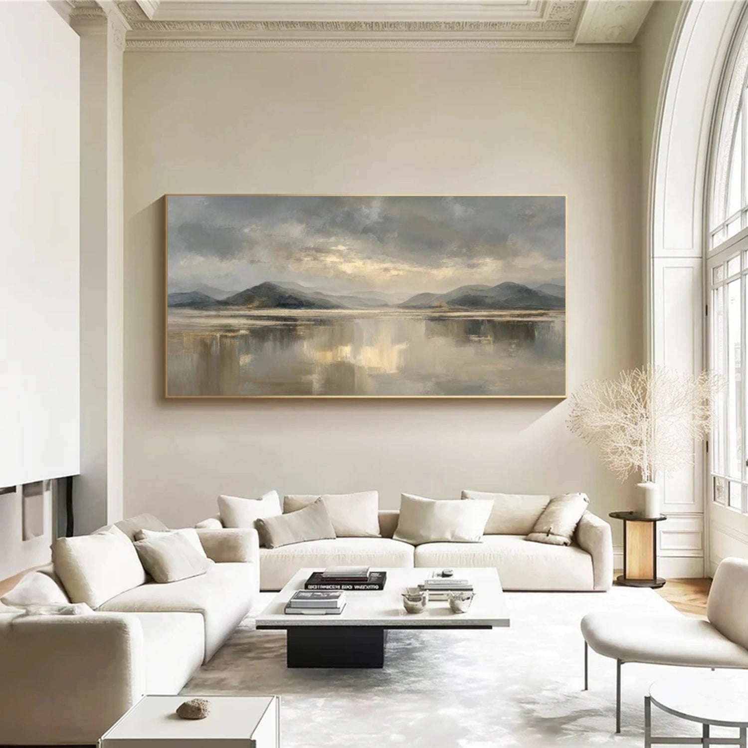 Ocean And Sky Abstract Wall Art #OS138