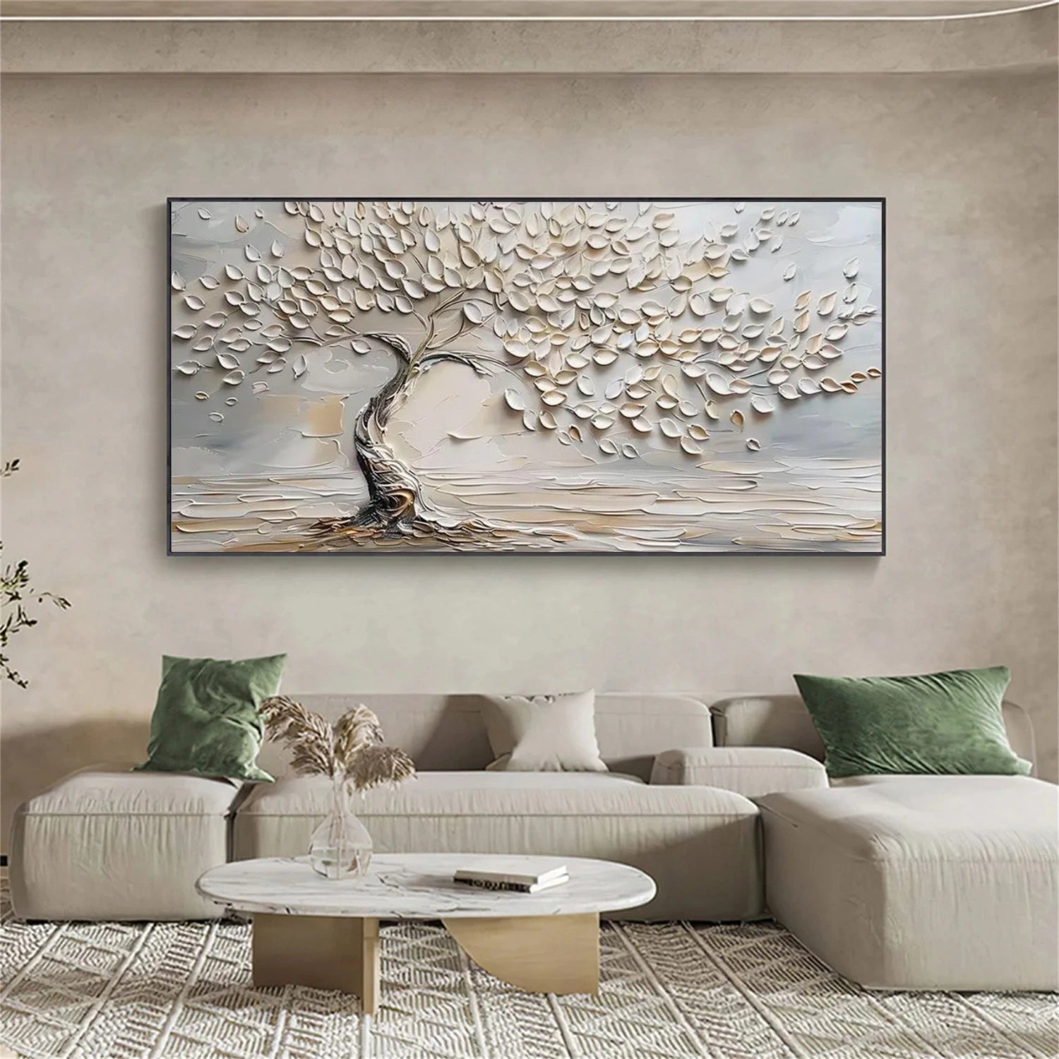 Tree Abstract Textured Wall Art #TP095