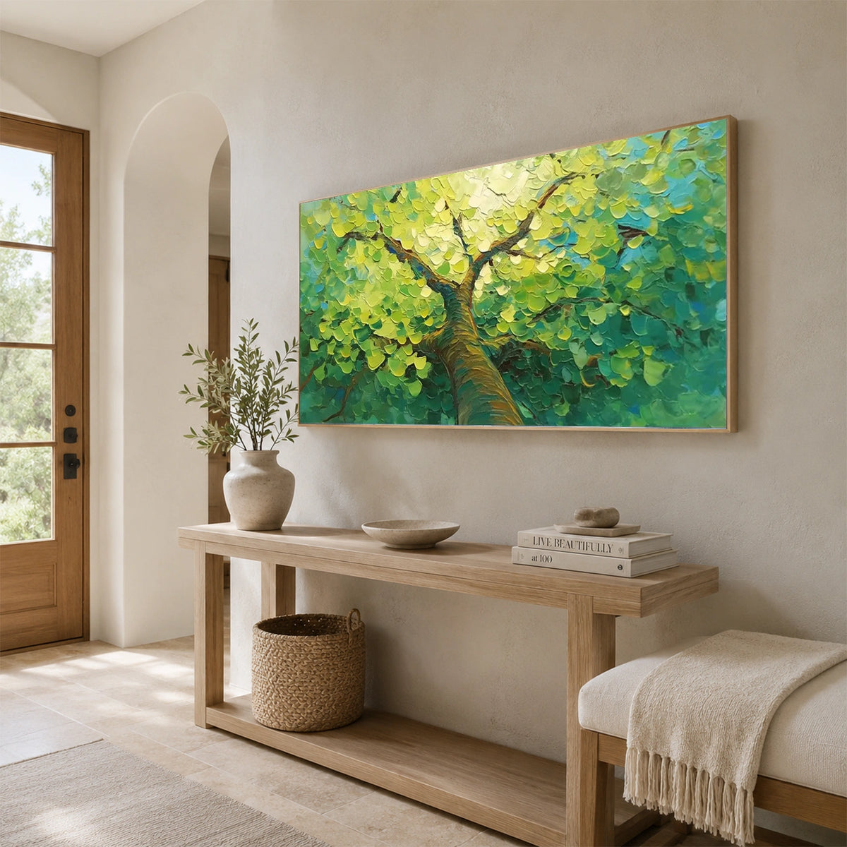 Tree Abstract Textured Wall Art #TP122