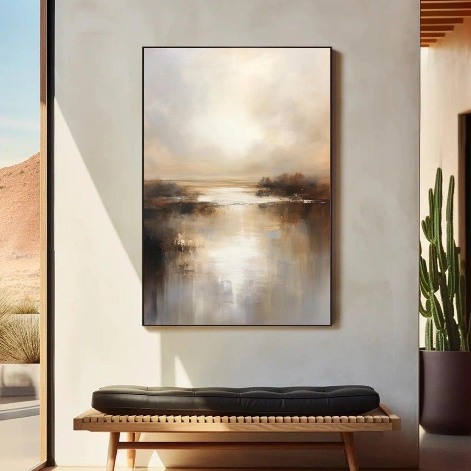 Abstract Canvas Wall Art #AP297