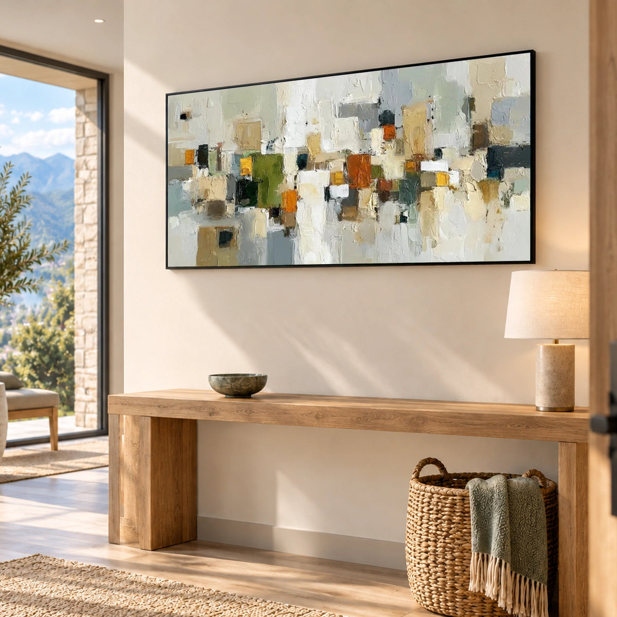 Abstract Textured Wall Art #AT195