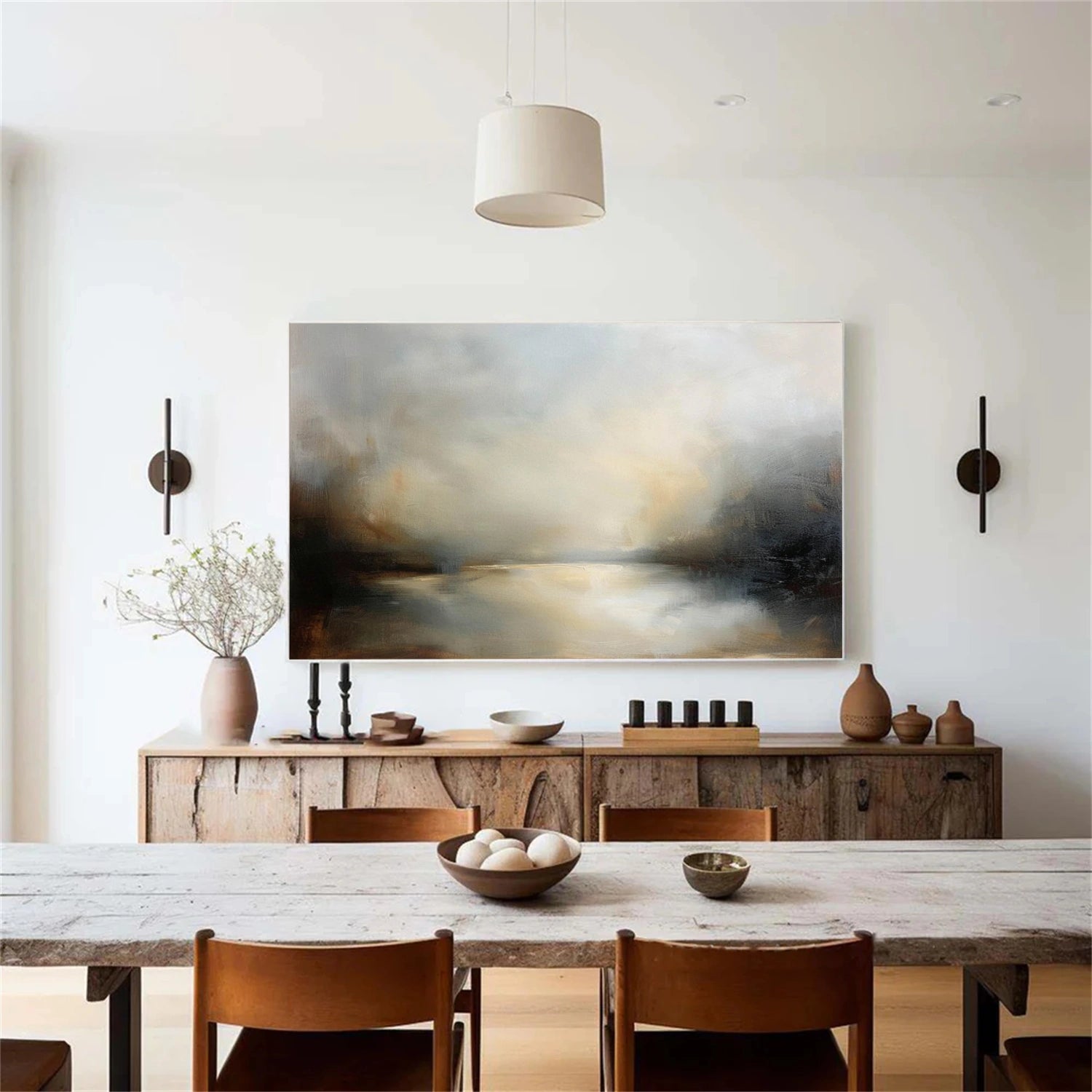 Abstract Canvas Wall Art #AP373