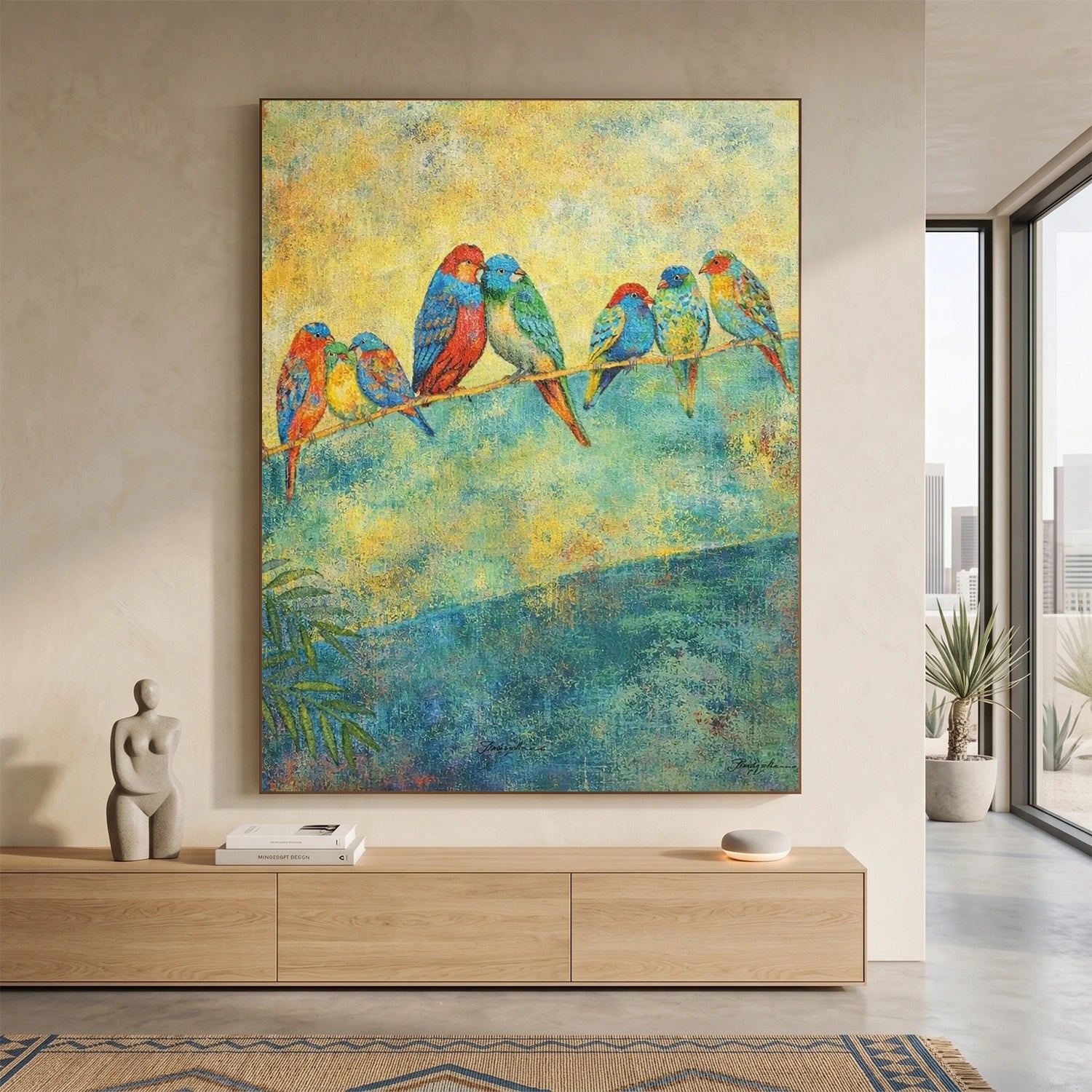 Abstract Animal Bird Wall Art #AC131