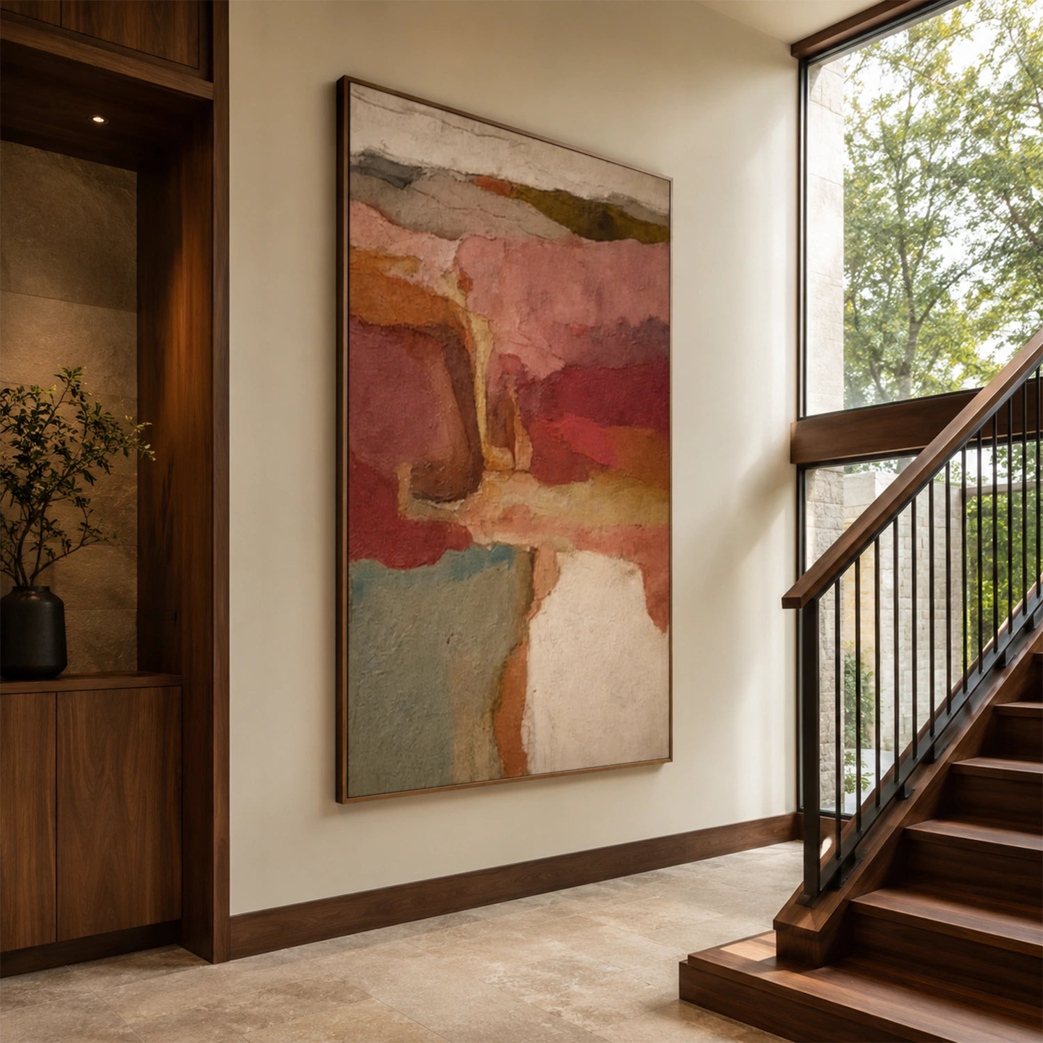 Abstract Textured  Wall Art #AT178