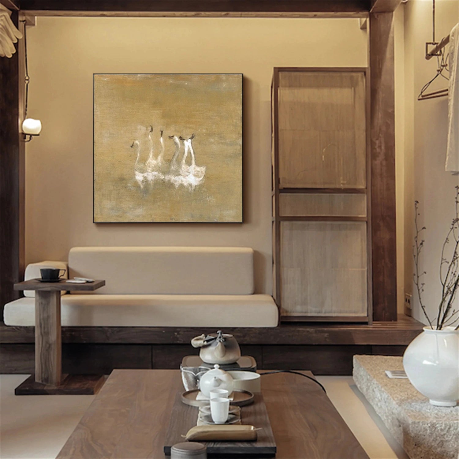 Abstract Animal Goose Wall Art #AC062