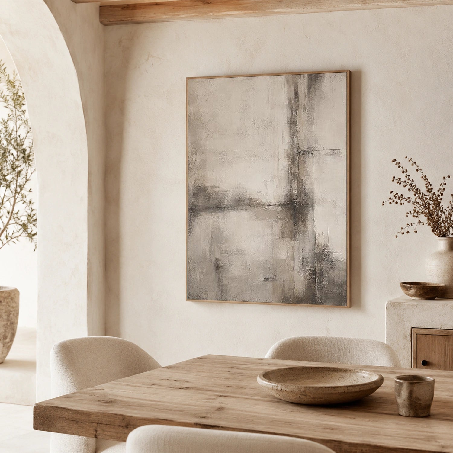 Abstract Canvas Wall Art #AP397