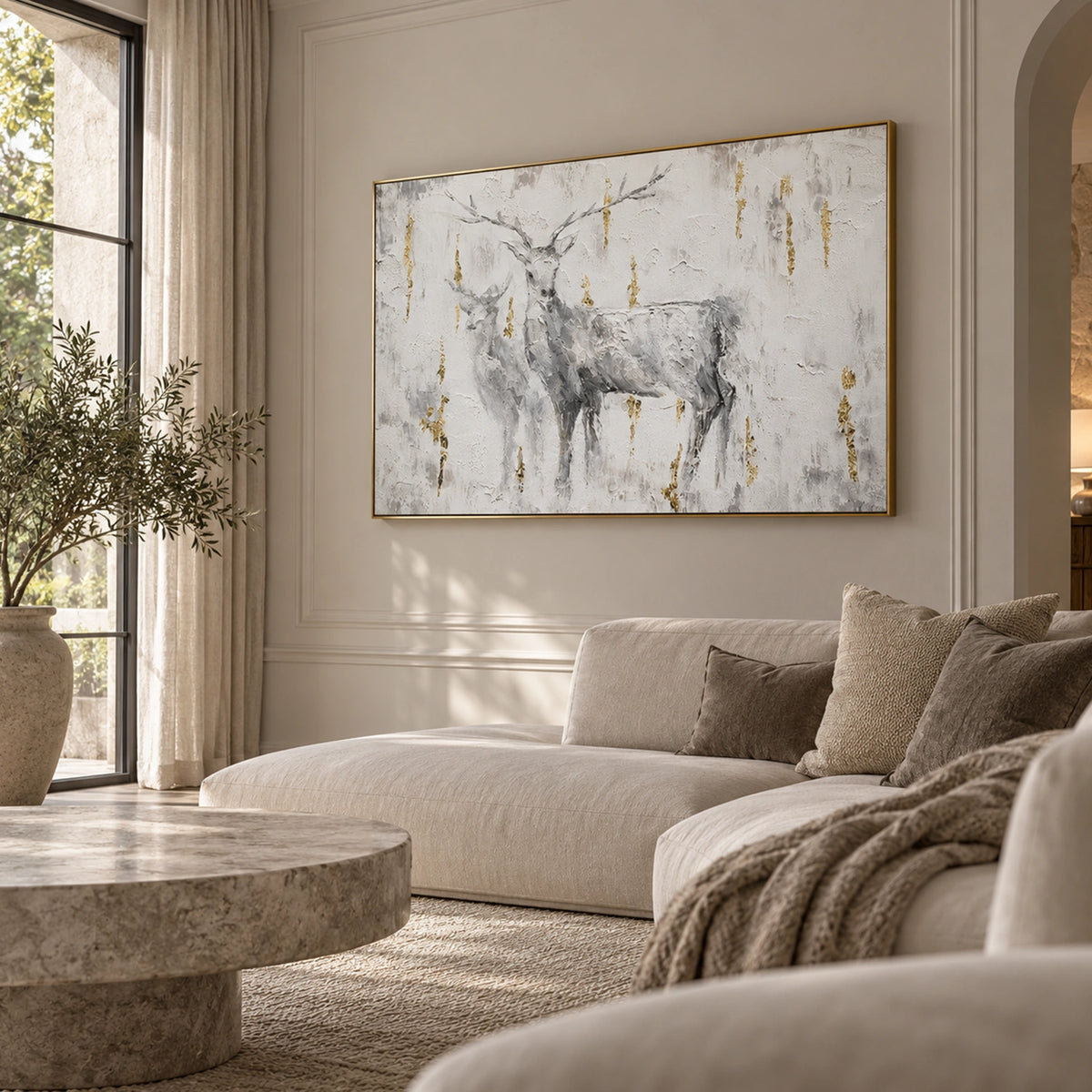 Abstract Animal Textured Wall Art #AC160