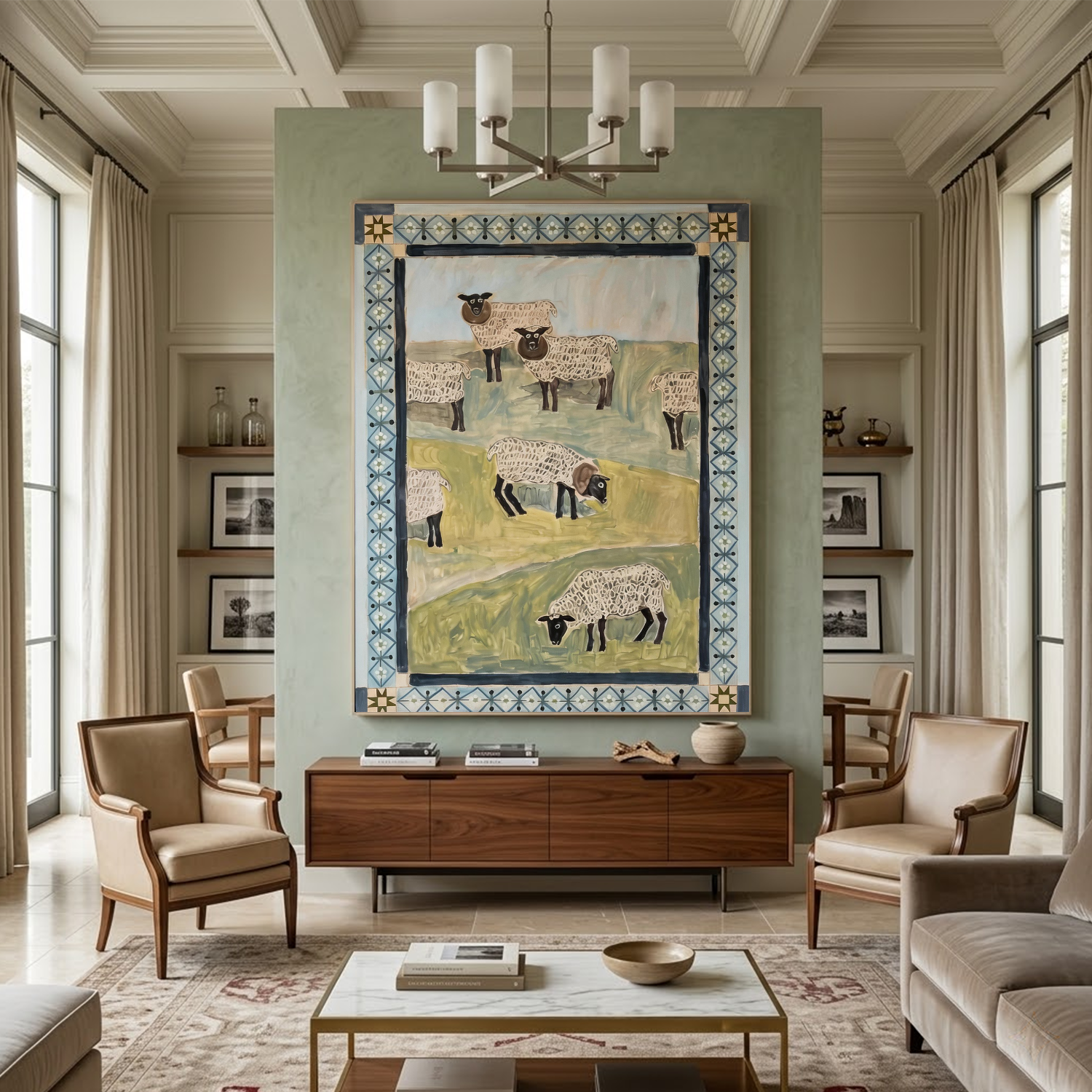 Vintage Americana Art #VT045