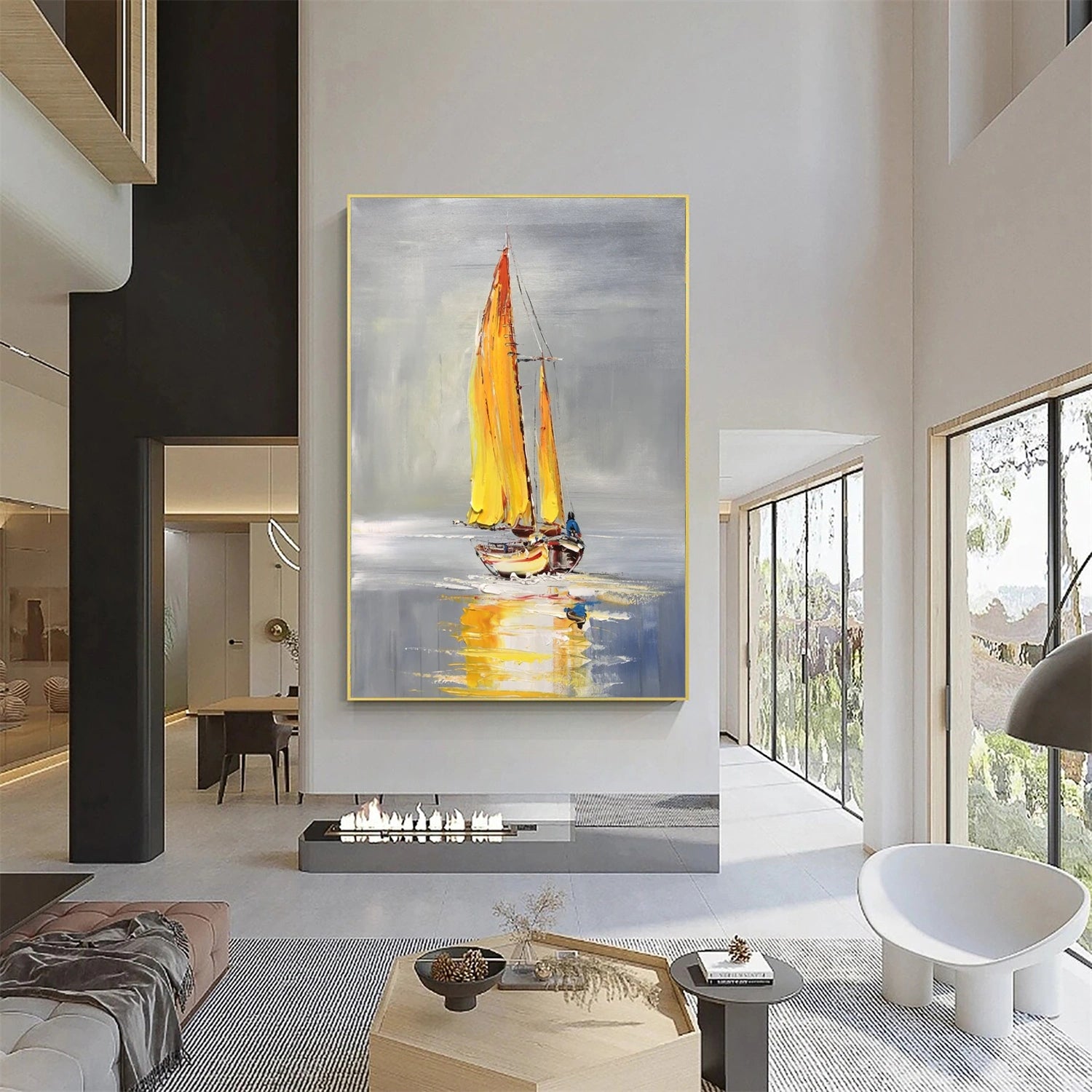 Ocean Abstract Wall Art #OP033
