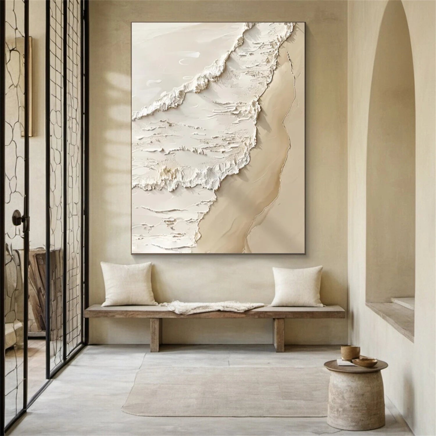 Ocean Abstract Textured Wall Art #OP036