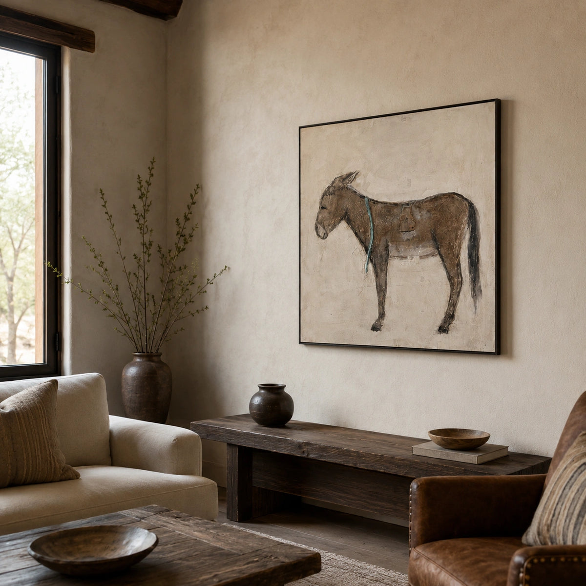 Abstract Animal Horse Wall Art #AC145
