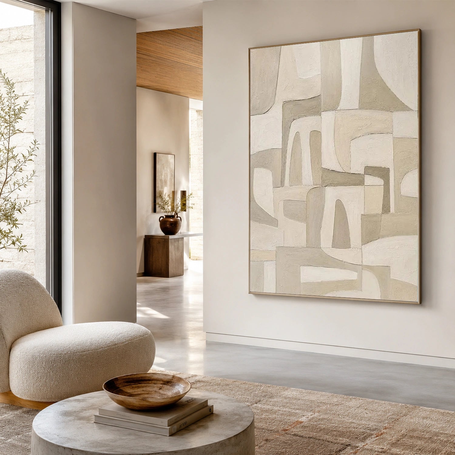 Abstract Canvas Wall Art #AP396