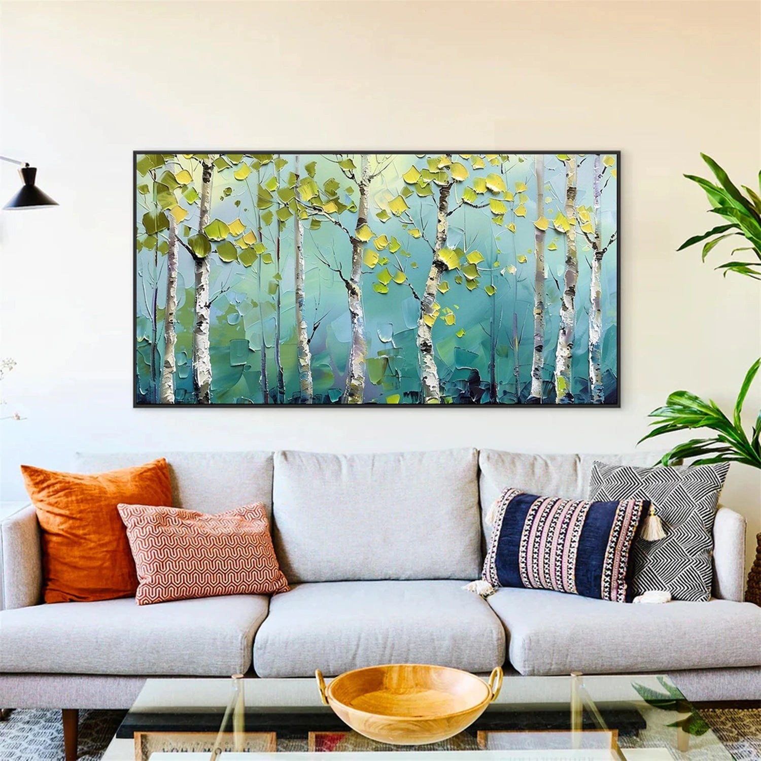 Tree Textured Painting Canvas #TP007