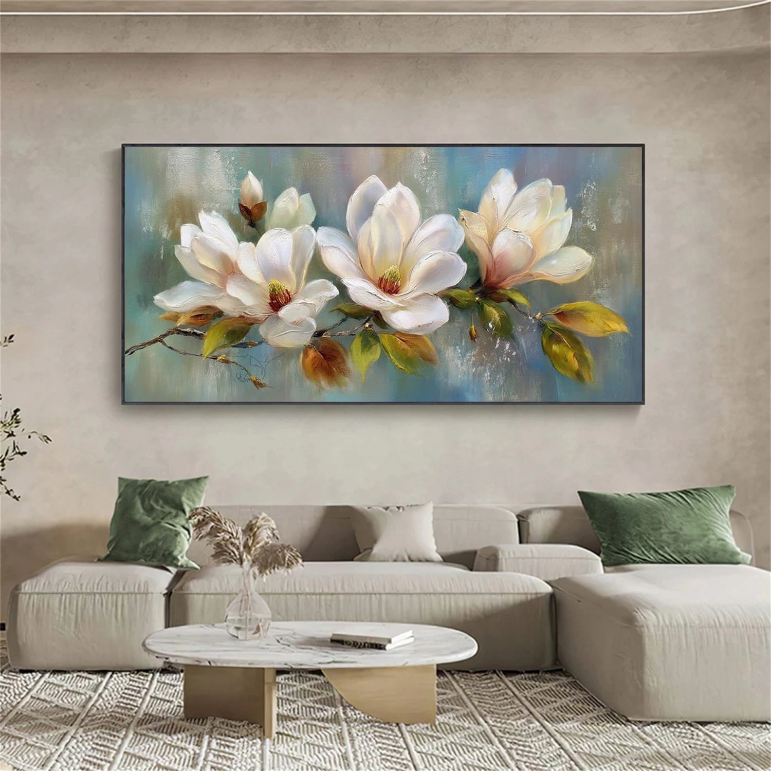 Flower Abstract Textured Wall Art #FP187