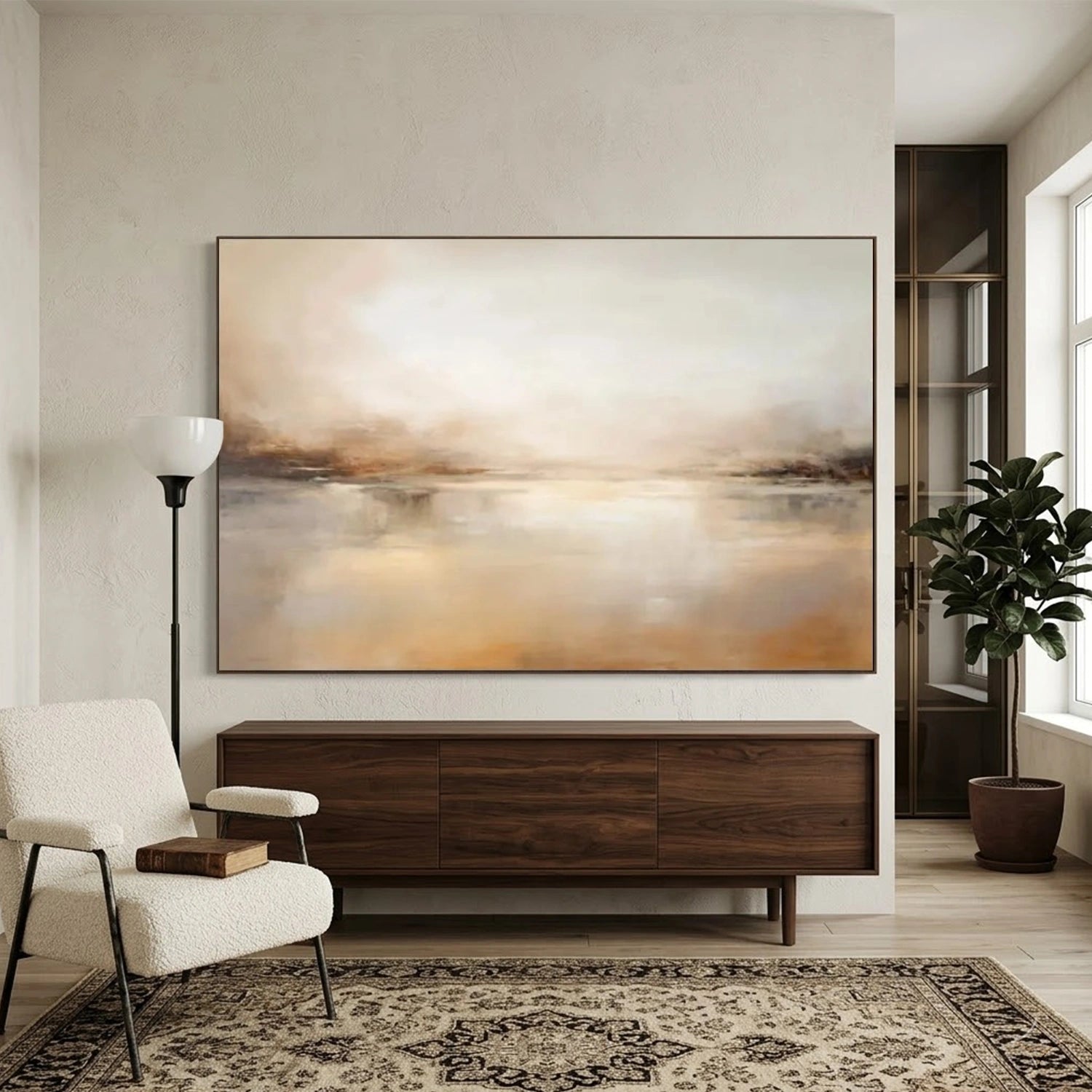 Abstract Canvas Wall Art #AP388