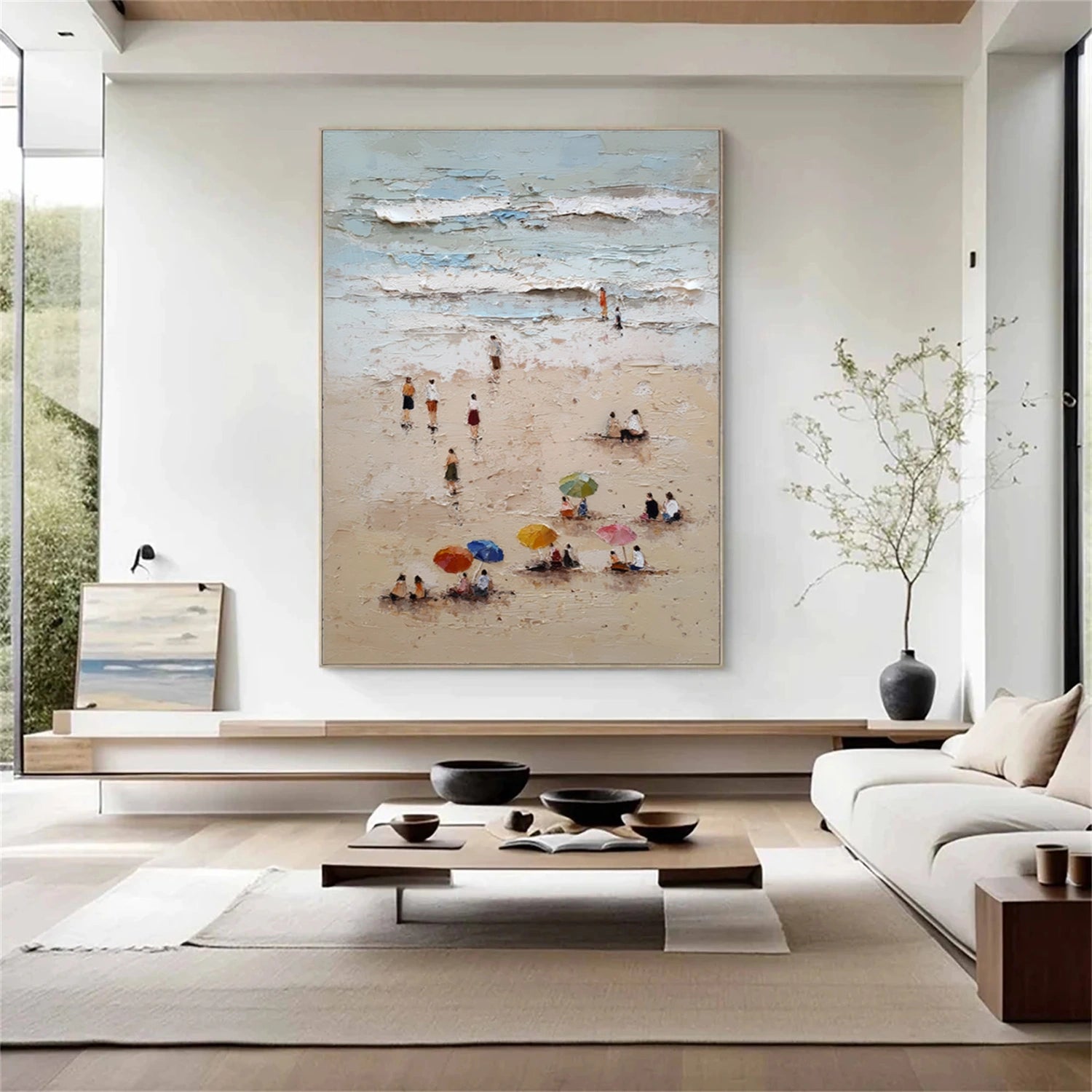 Ocean Abstract Textured Wall Art #OP071