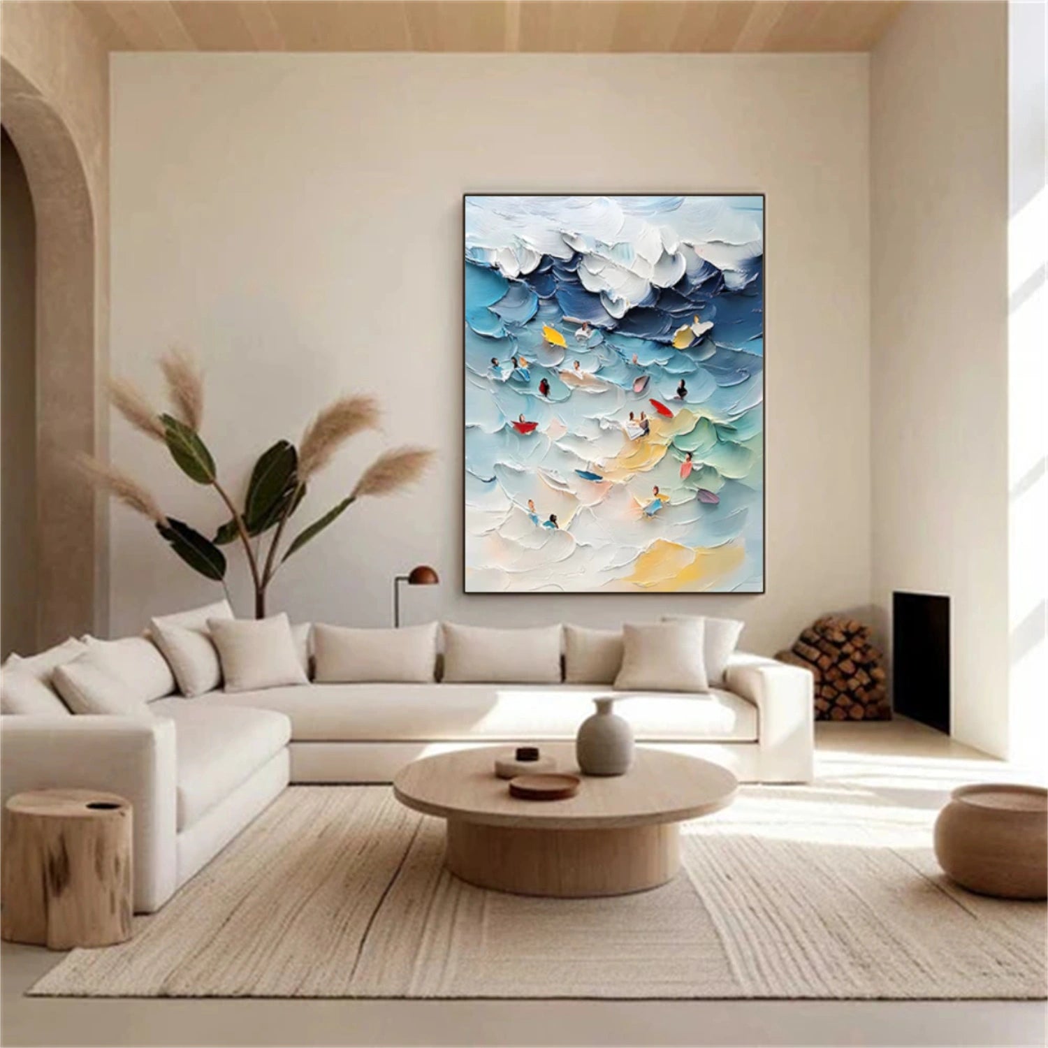 Swimming Sport Textured Wall Art #MS009
