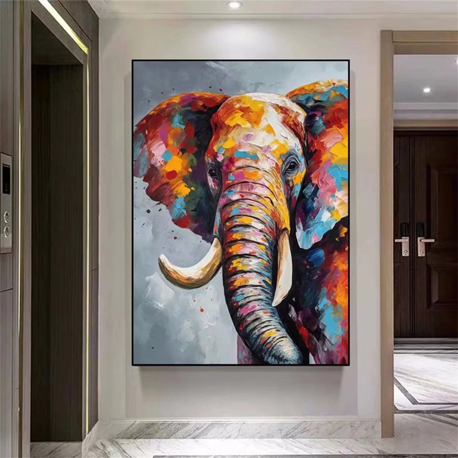 Animal Canvas Art Painting #AC008