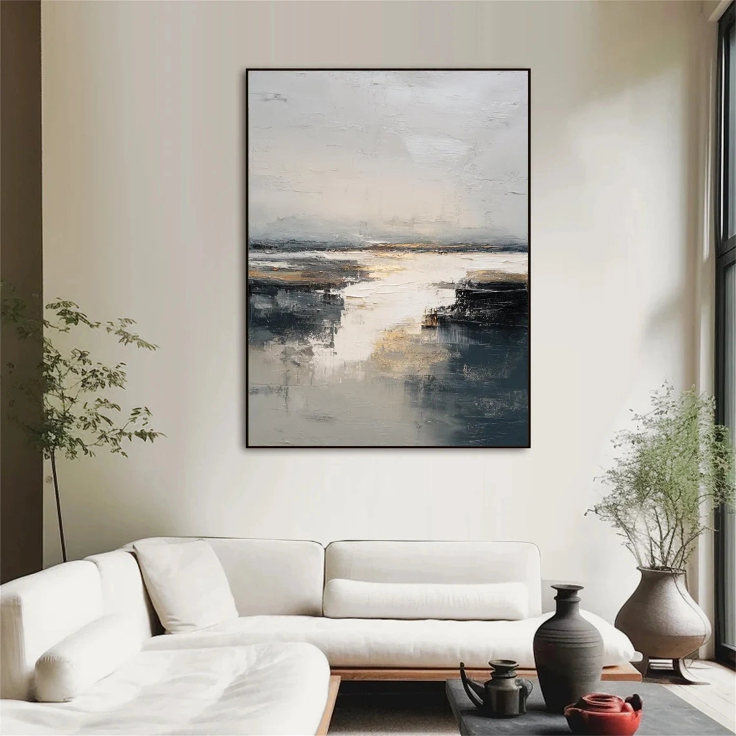 Abstract Canvas Wall Art #AP294