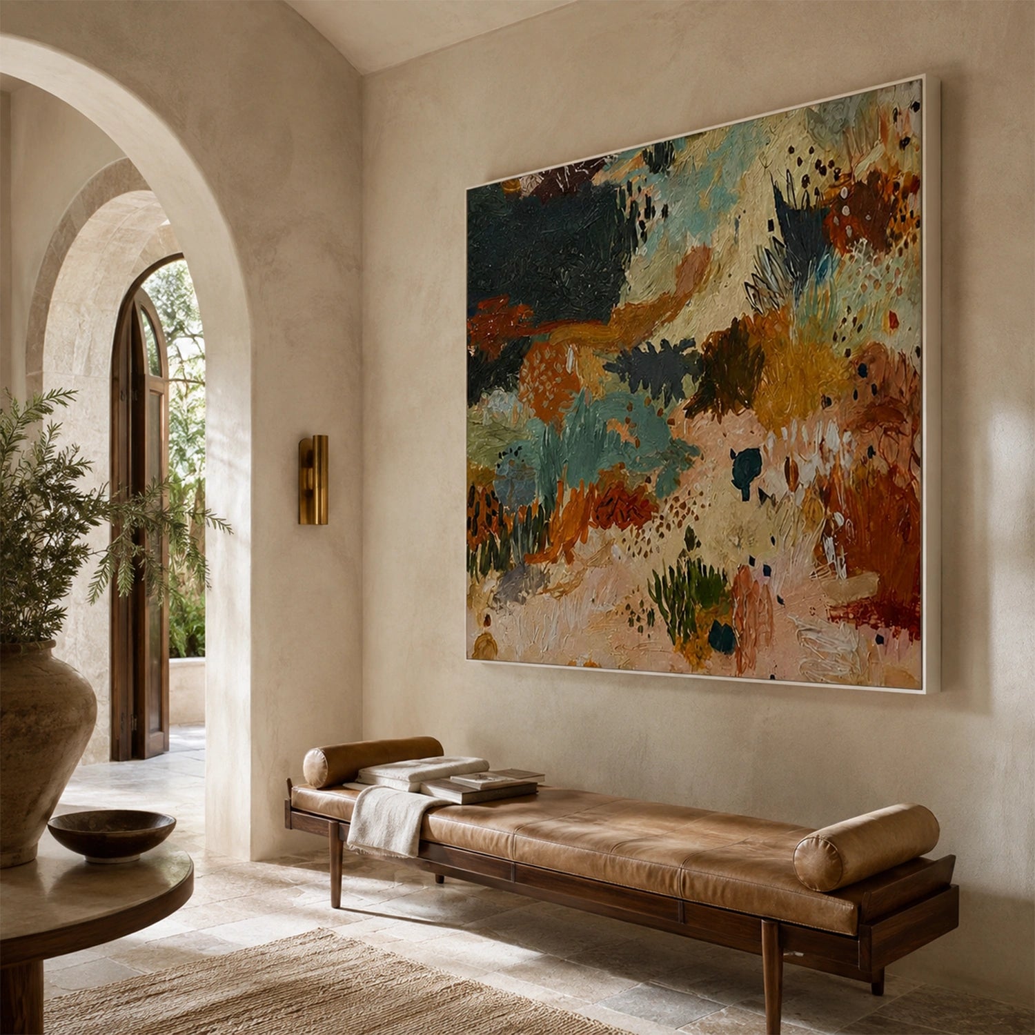 Colorful Abstract Canvas Wall Art #AP392