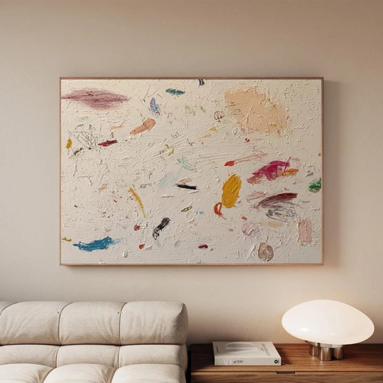 Colorful Abstract Textured Wall Art #AT144