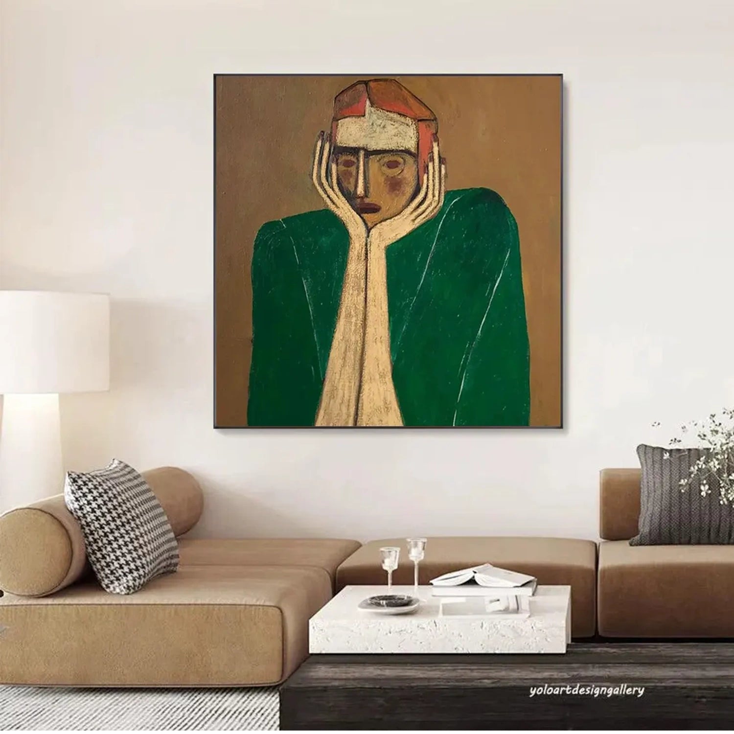 Abstract People Canvas Art #AE040