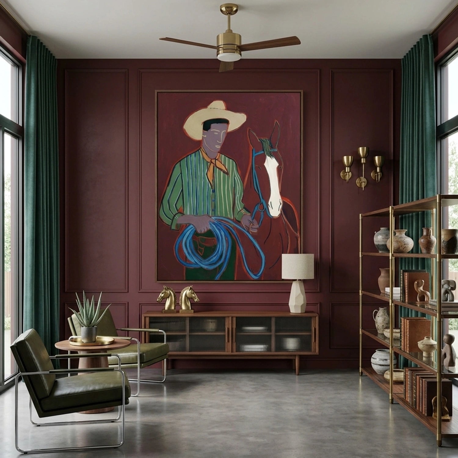 Vintage Americana Art #VT051