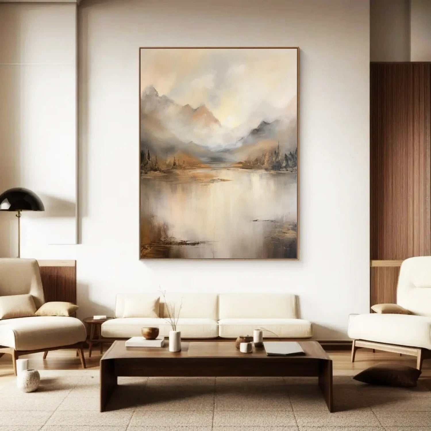 Abstract Mountain Canvas Art #MO034