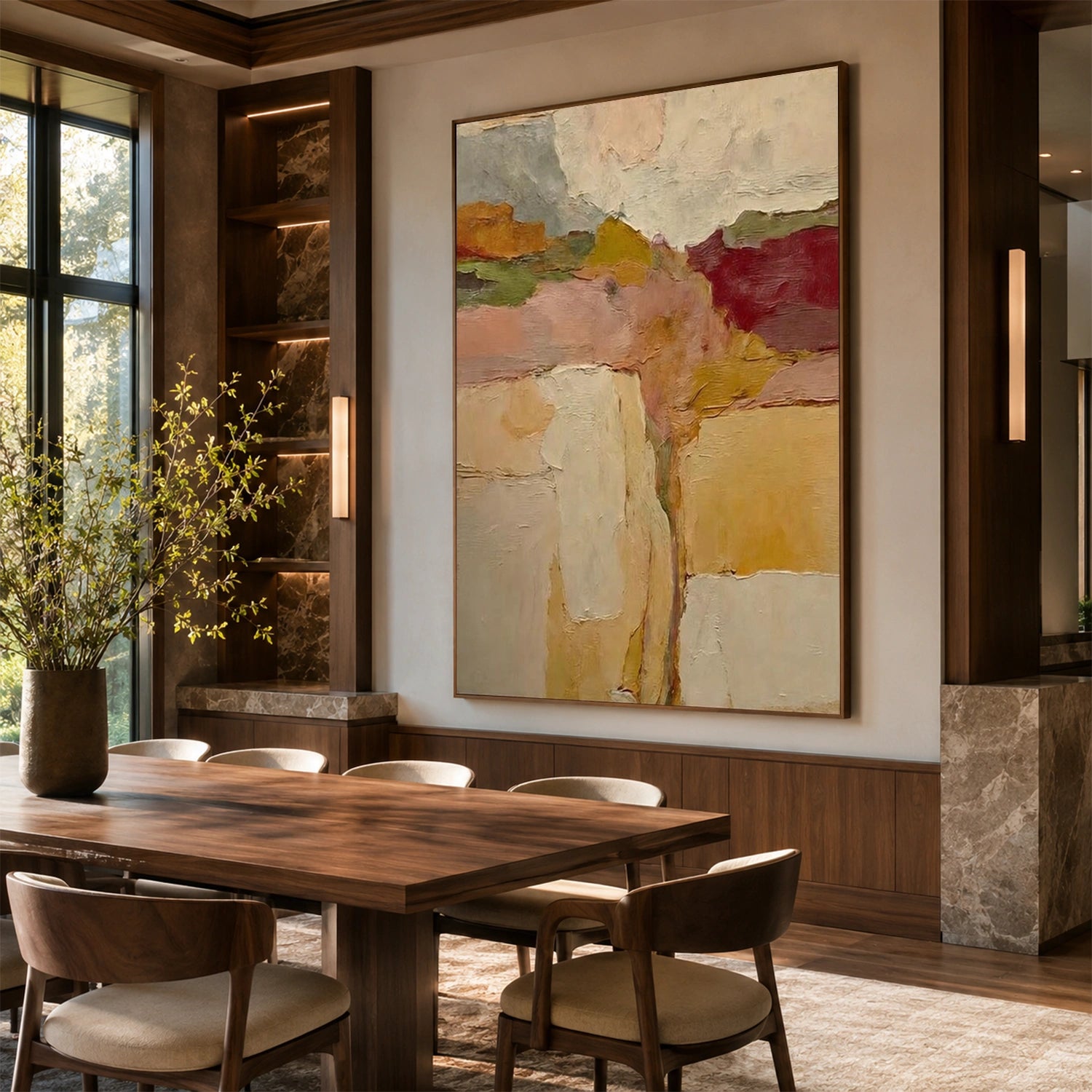 Abstract Textured  Wall Art #AT179