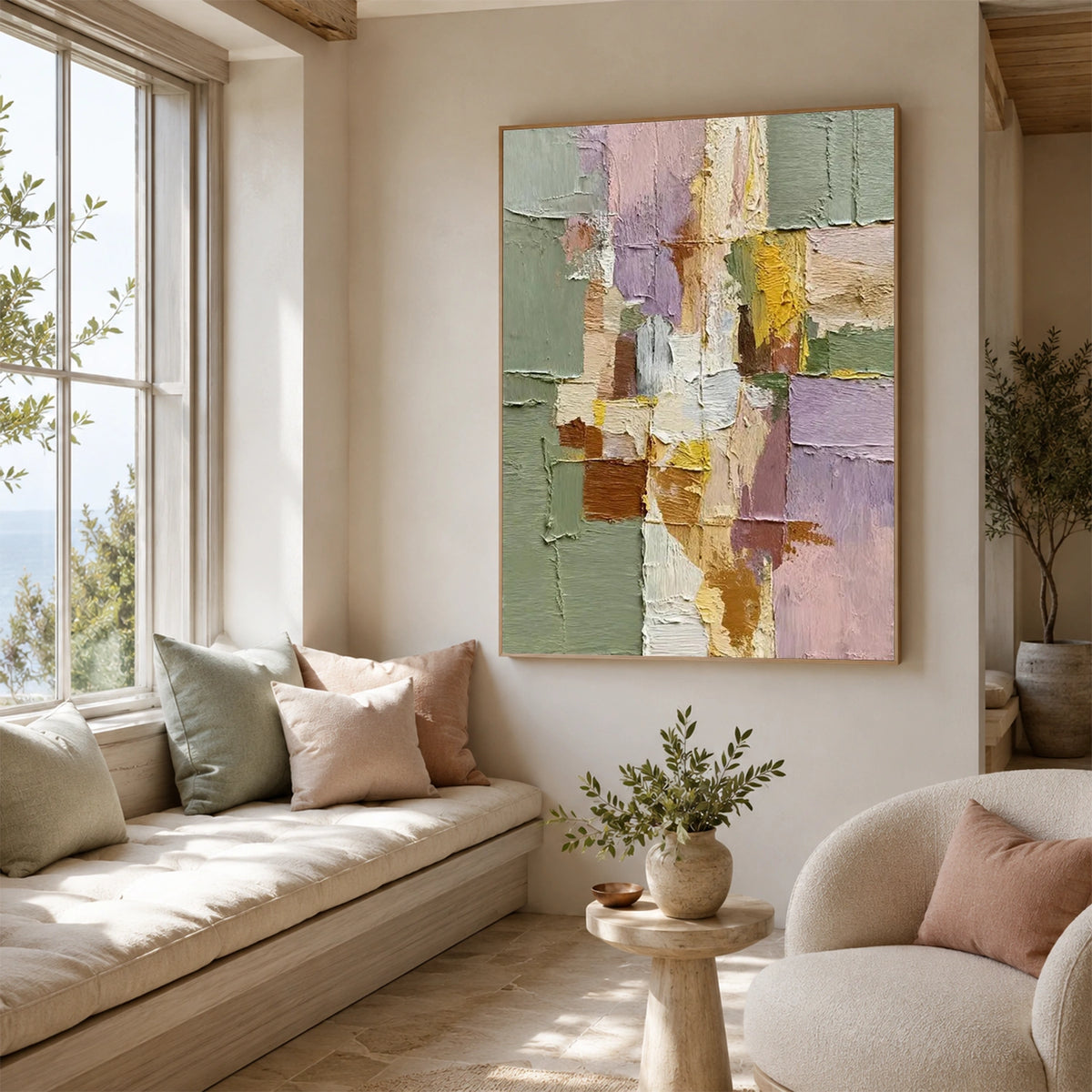 Abstract Textured Wall Art #AT193