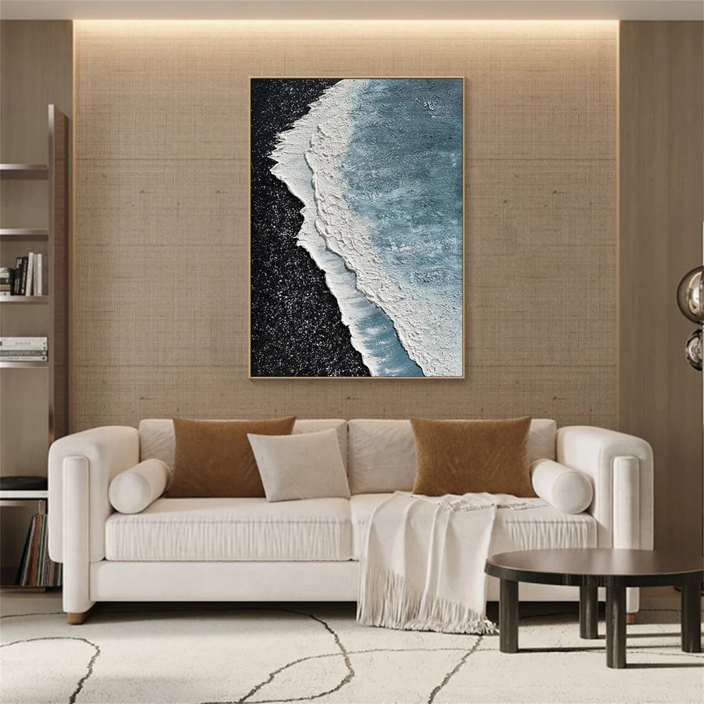 Ocean Textured Painting Canvas #OP026