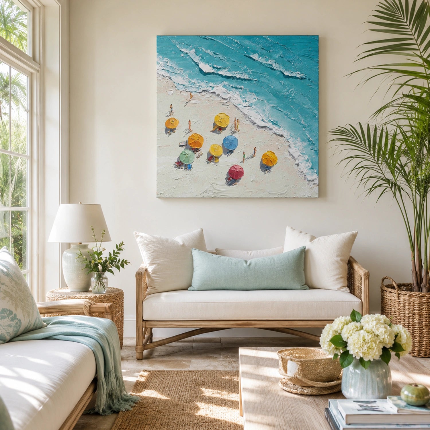 Ocean Abstract Textured Wall Art #OP073