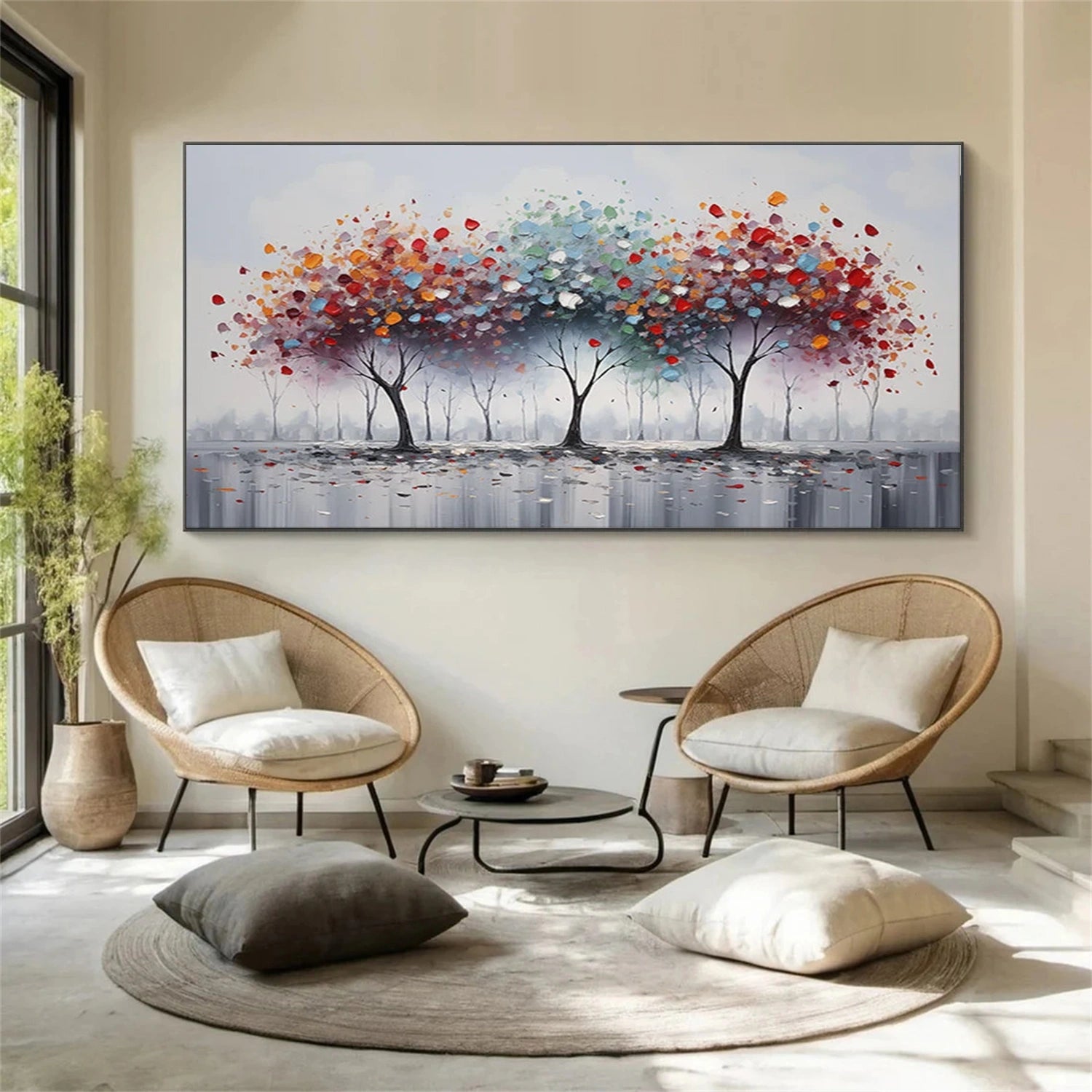 Tree Abstract Wall Art #TP090