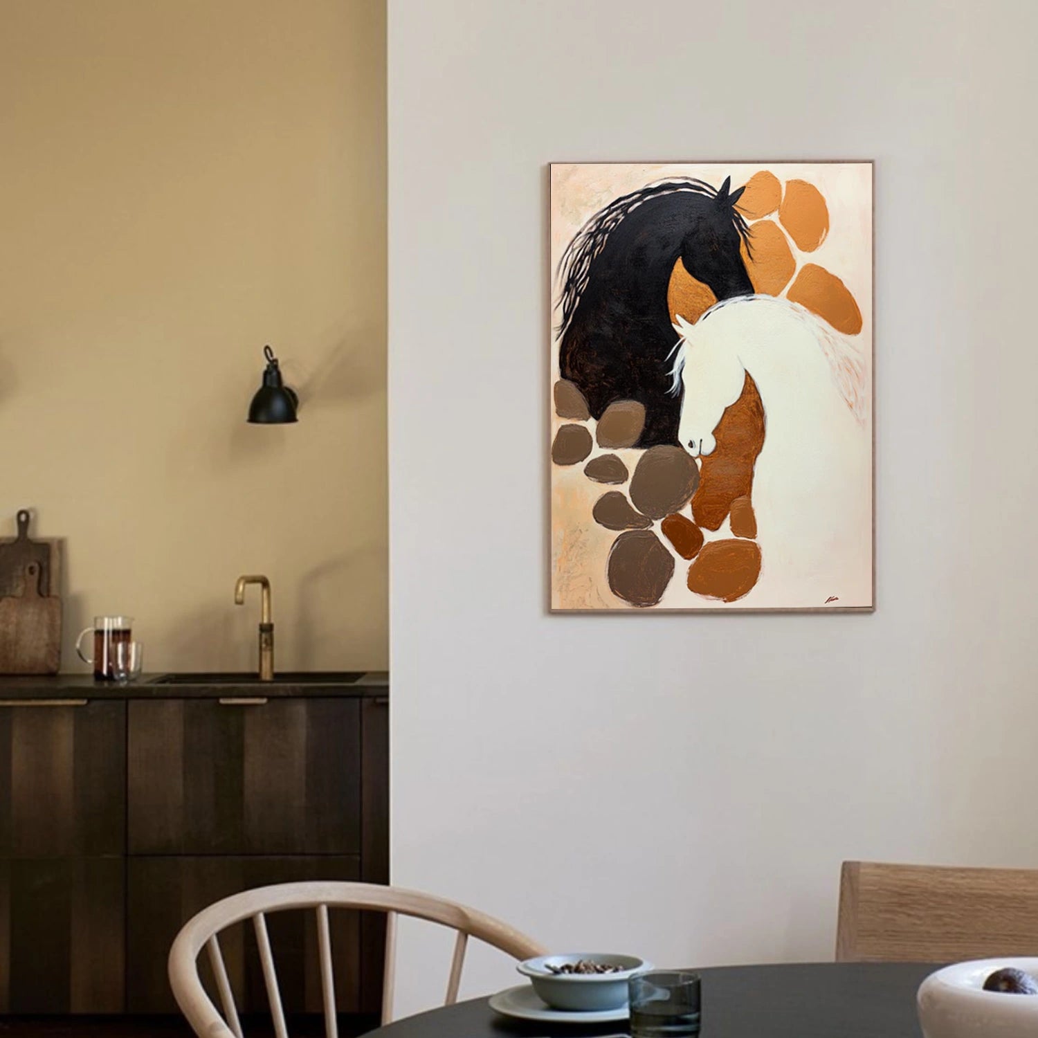 Abstract Animal Horse Wall Art #AC088