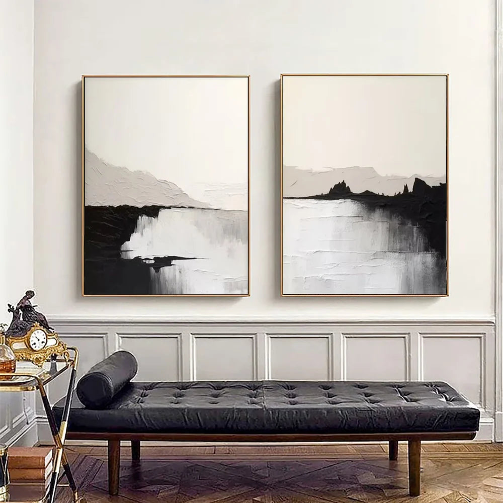 Abstract Painting Canvas Set of 2 #AP179