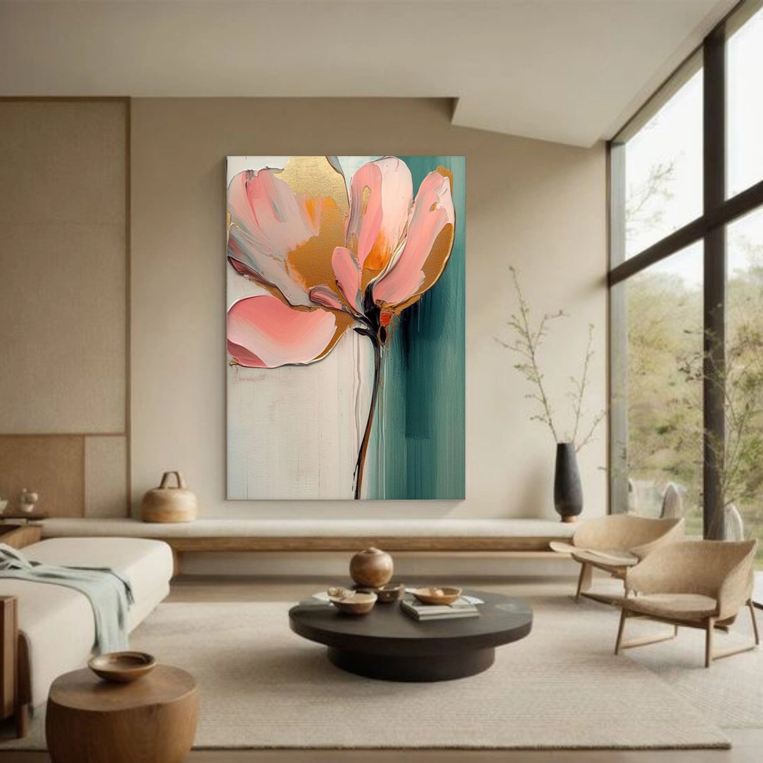 Flower Abstract Wall Art #FP165