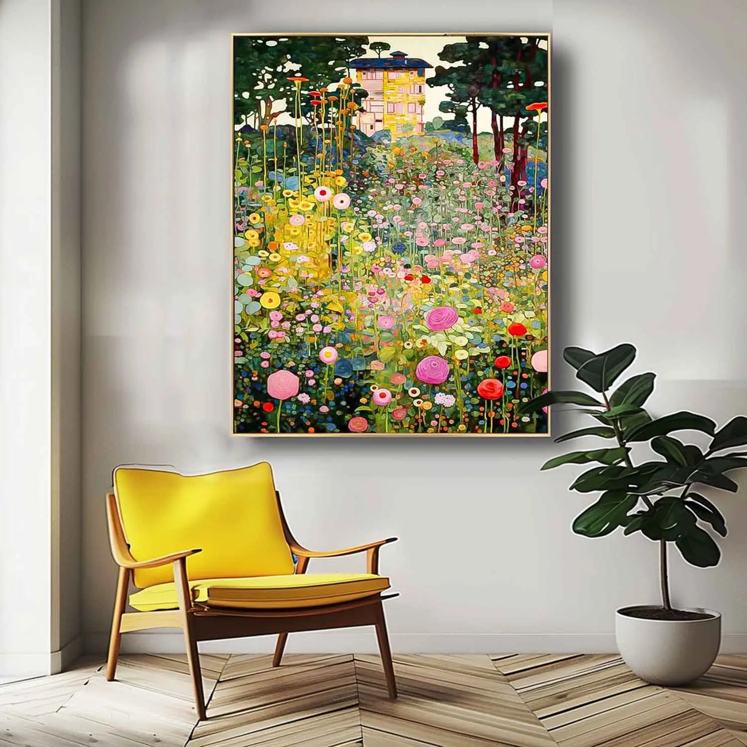 Colorful Landscape Abstract Wall Art #AP055