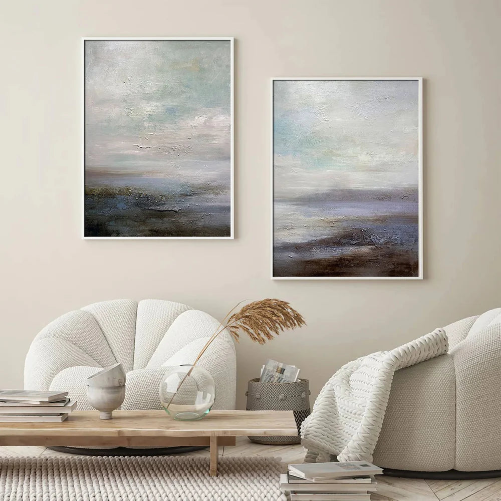 Abstract Painting Canvas Set of 2 #AP005