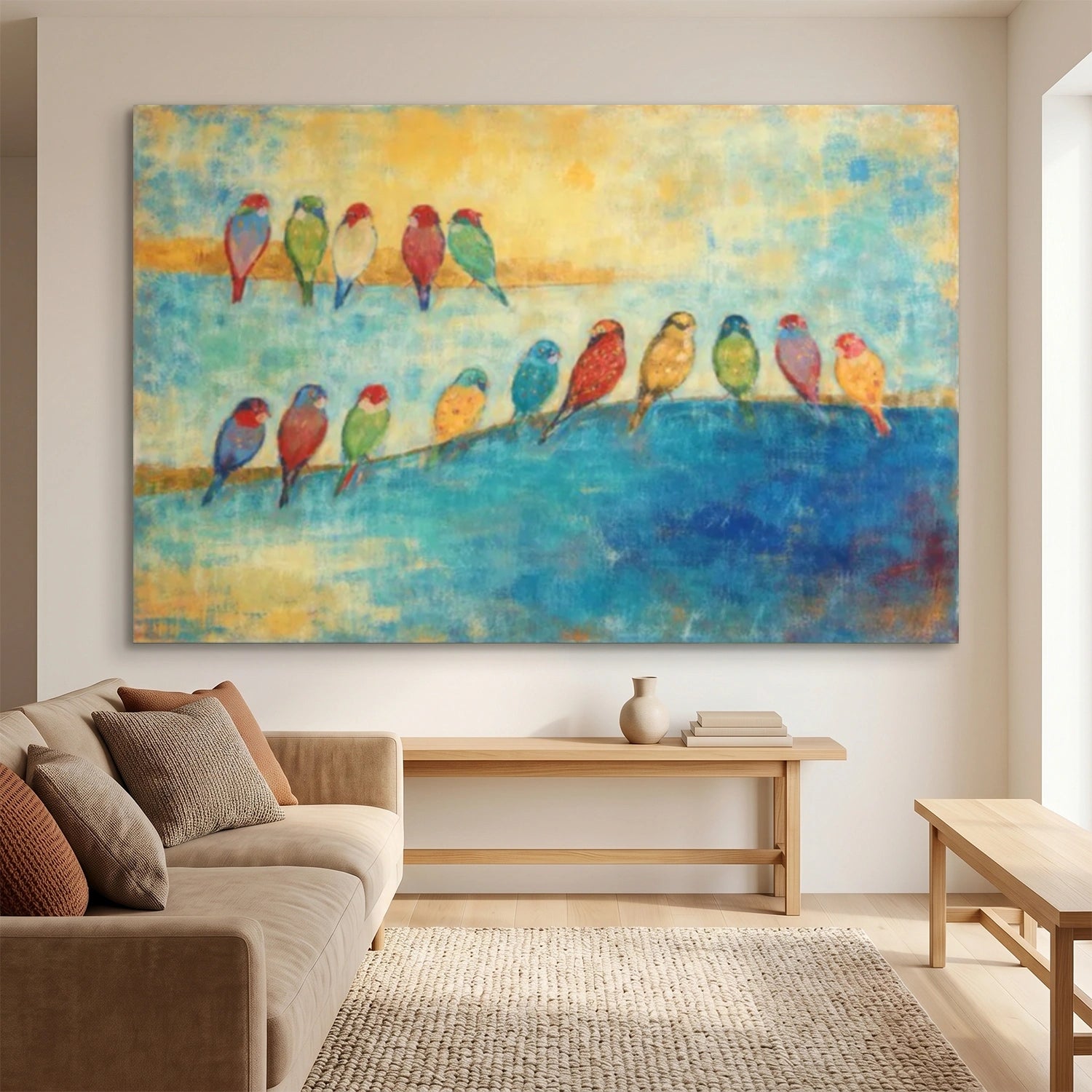Abstract Animal Bird Wall Art #AC129