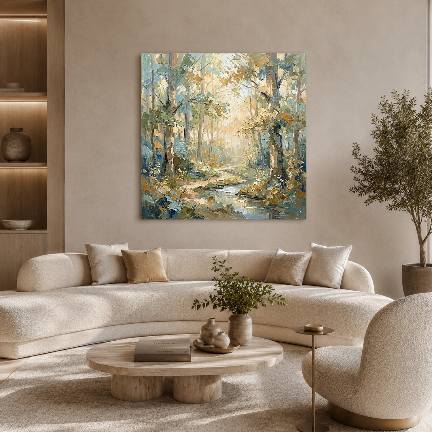 Tree Abstract Textured Wall Art #TP113