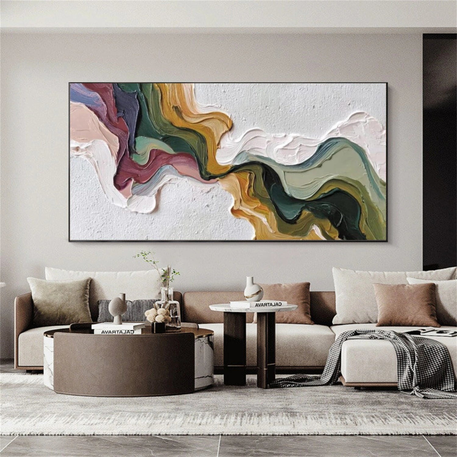 Abstract Textured Wall Art #AT138