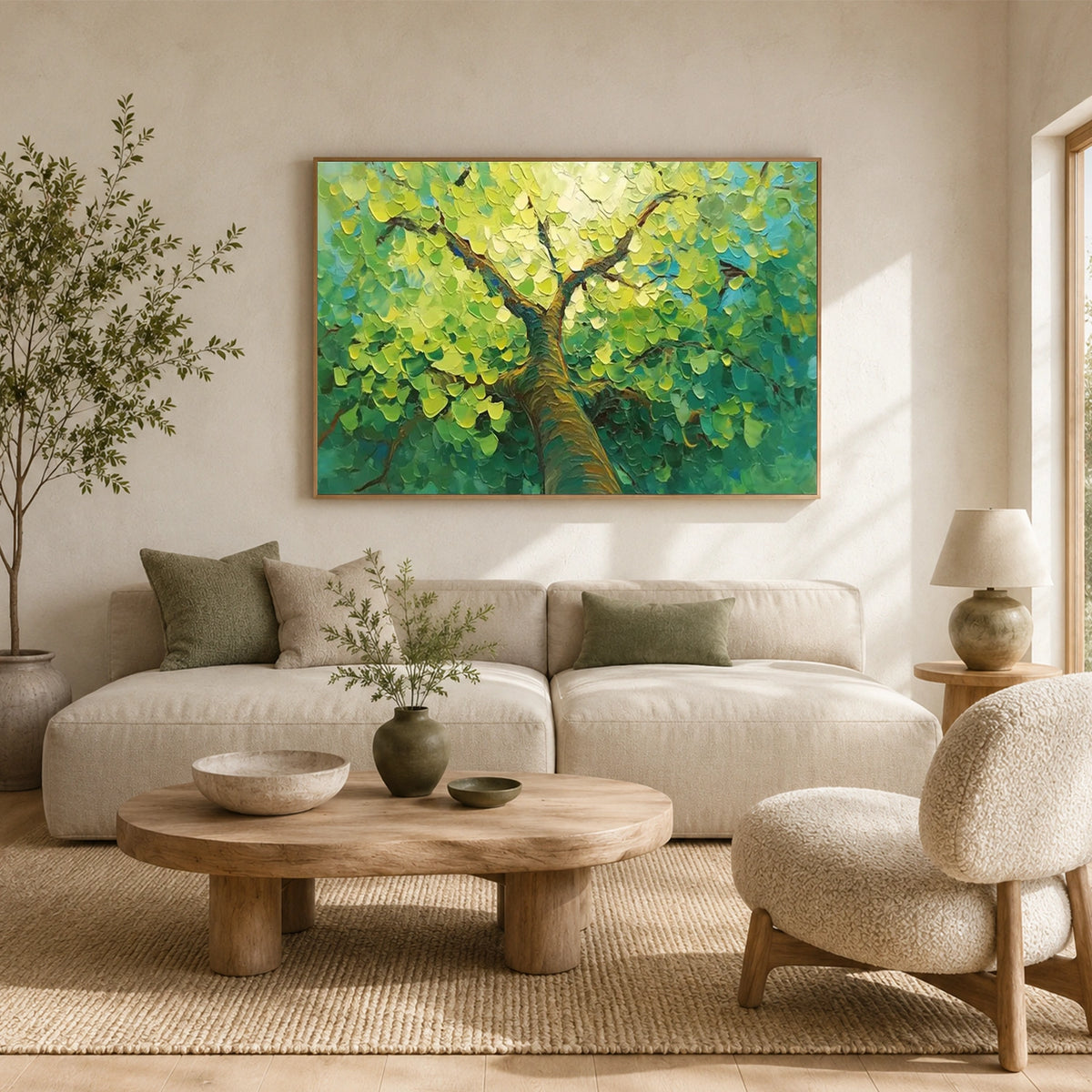 Tree Abstract Textured Wall Art #TP122